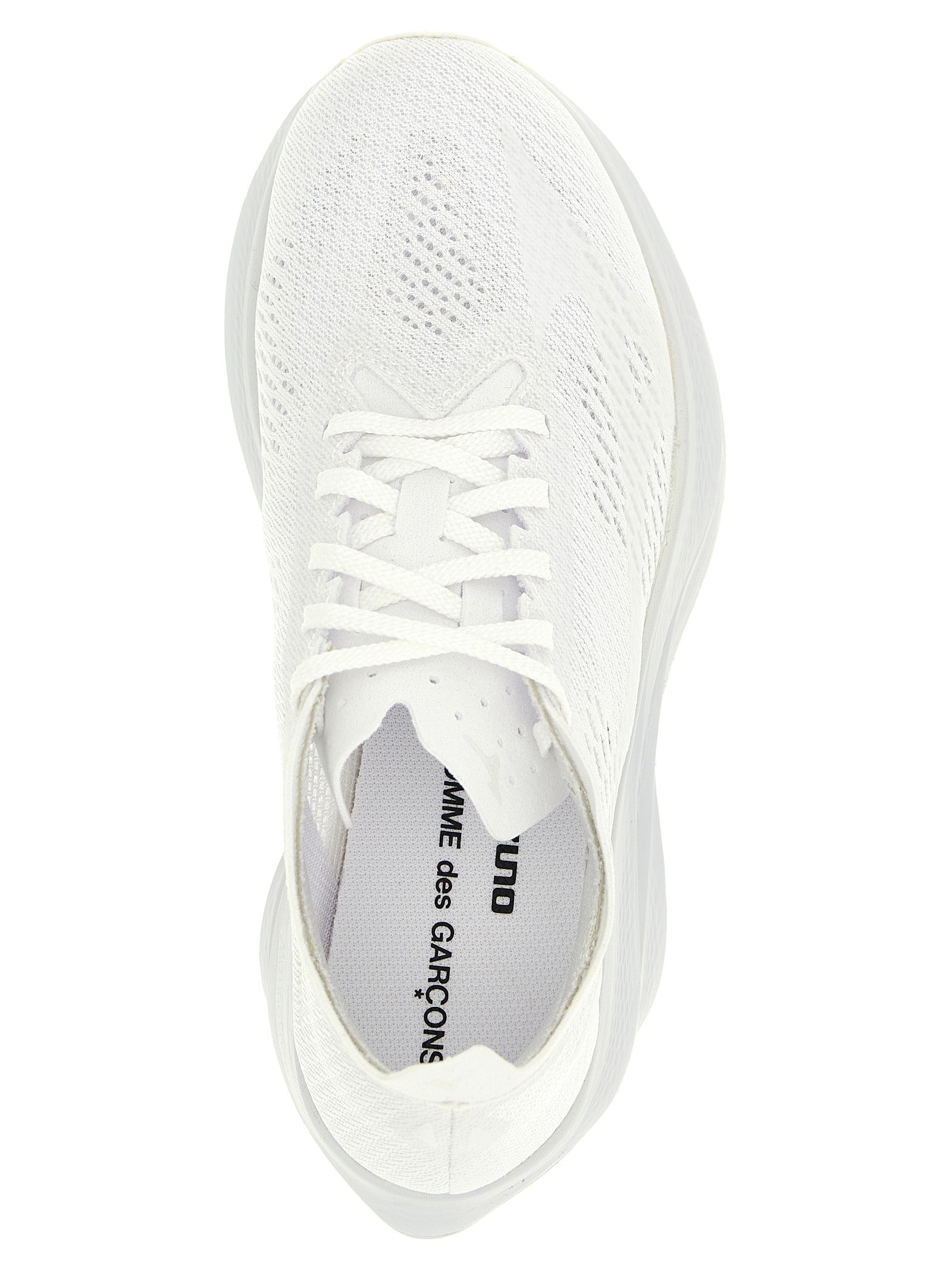 Comme des Garçons White Athletic Sneakers | Artisanal Luxury Footwear