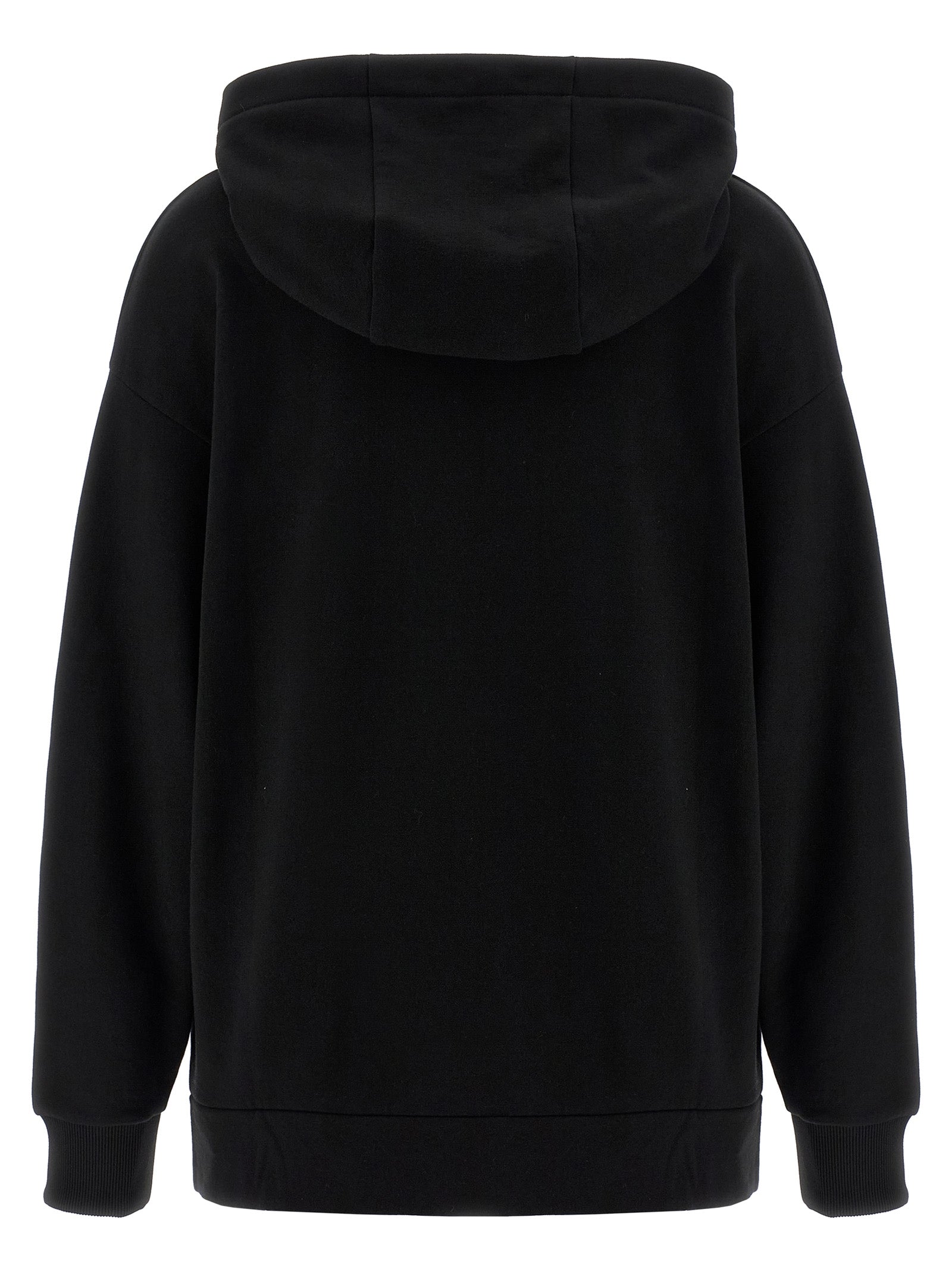 Elevate your wardrobe with the Fendi Black Cotton Sweatshirt, a luxurious blend of Italian craftsmanship and modern sophistication, perfect for any occasion.