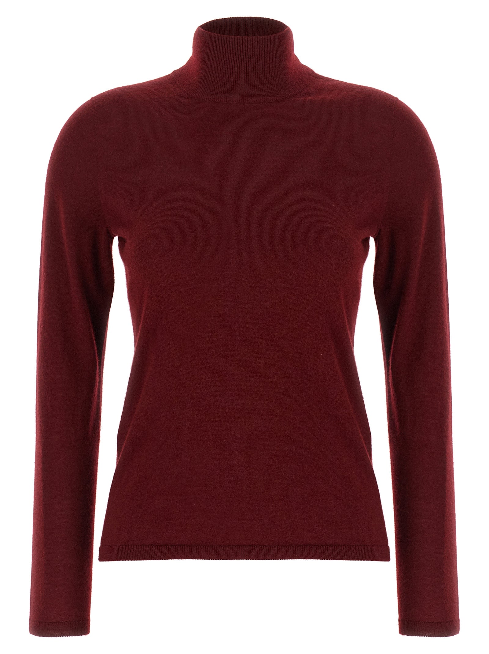 Experience the allure of the Max Mara Bordeaux Cashmere Cardigan, a masterpiece of 100% cashmere that embodies sophistication and timeless elegance for any occasion.