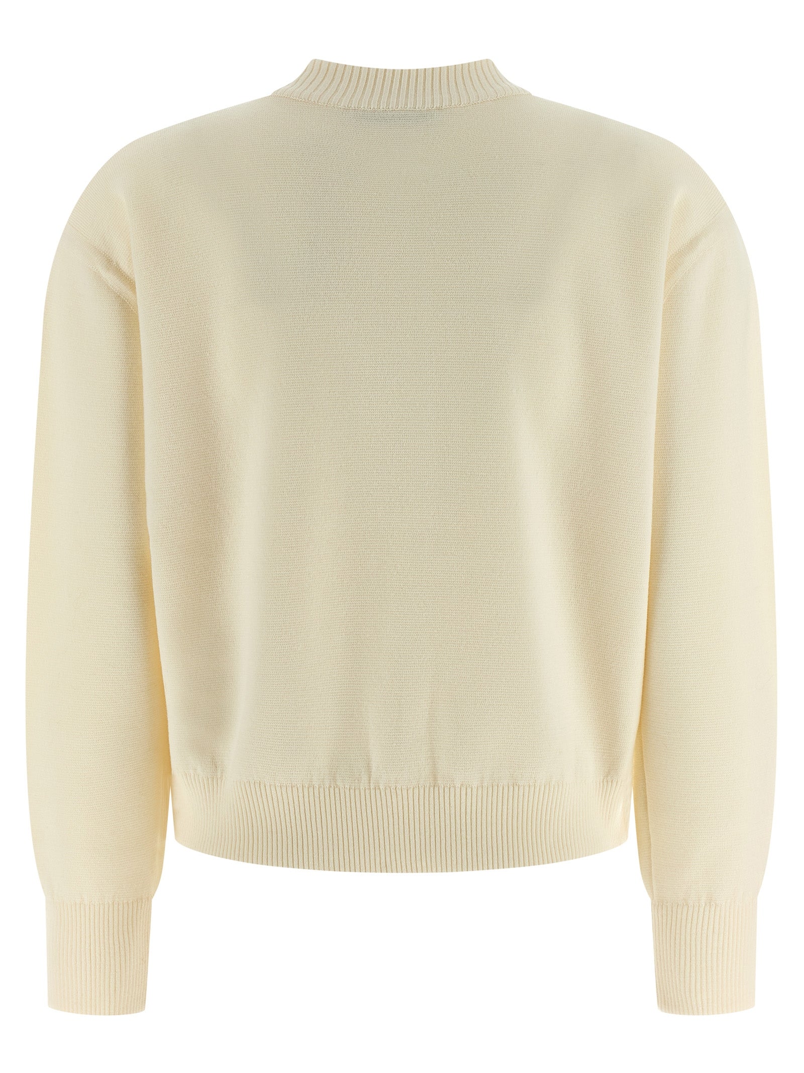 Experience the exquisite Max Mara White Virgin Wool Cardigan, a timeless blend of elegance and warmth, perfect for the discerning individual who appreciates artisanal luxury.