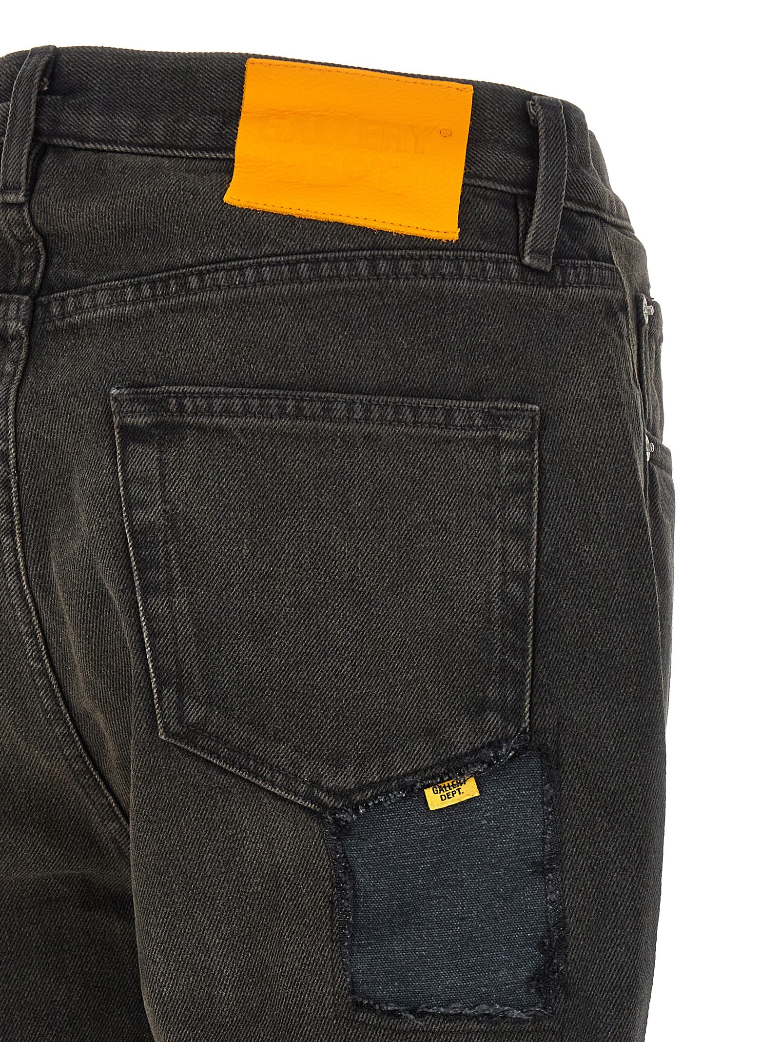 GALLERY DEPT. Black Cotton Flared Jeans