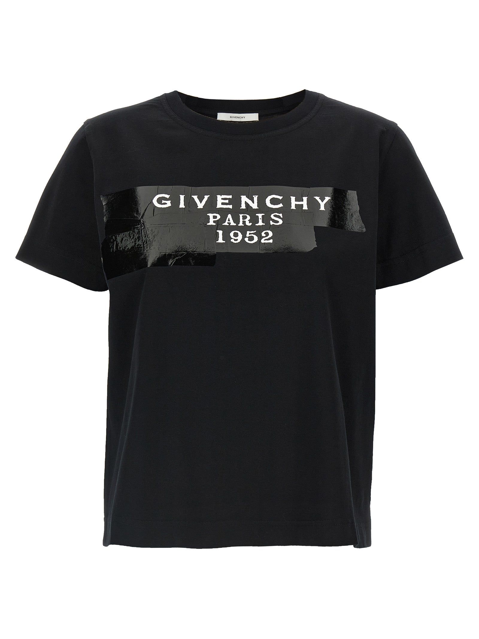 Givenchy Black Cotton T-Shirt | Designer Couture Essential