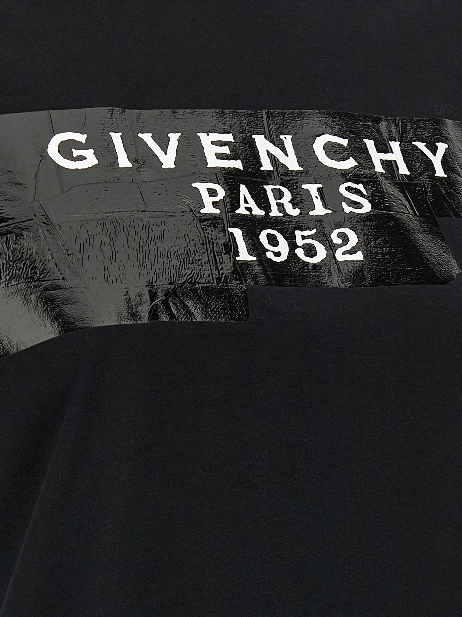 Givenchy Black Cotton T-Shirt | Designer Couture Essential