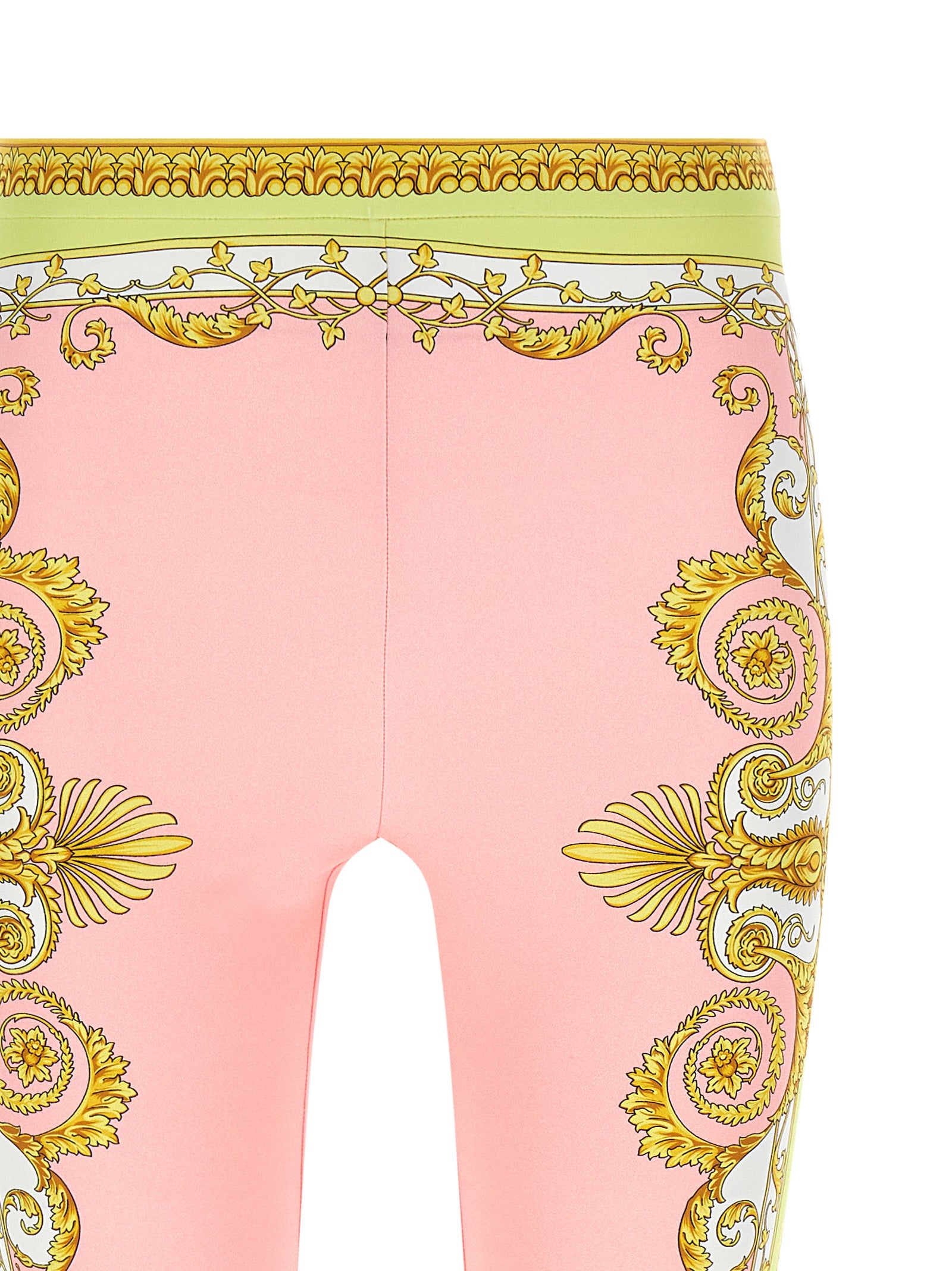 Versace Multicolor Nylon Leggings