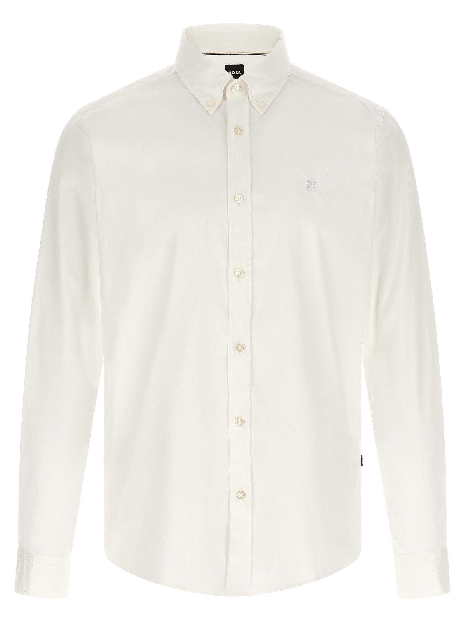 Hugo Boss Cotton Poplin Blouse - Artisanal Luxury Elegance
