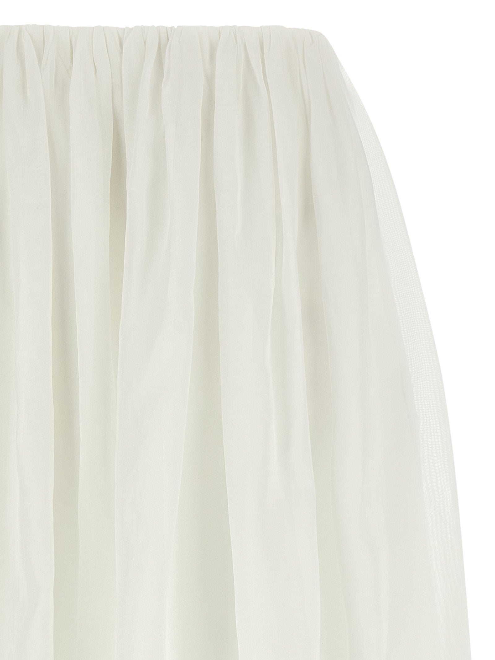 Brunello Cucinelli White Cotton Mini Skirt - Luxurious Couture
