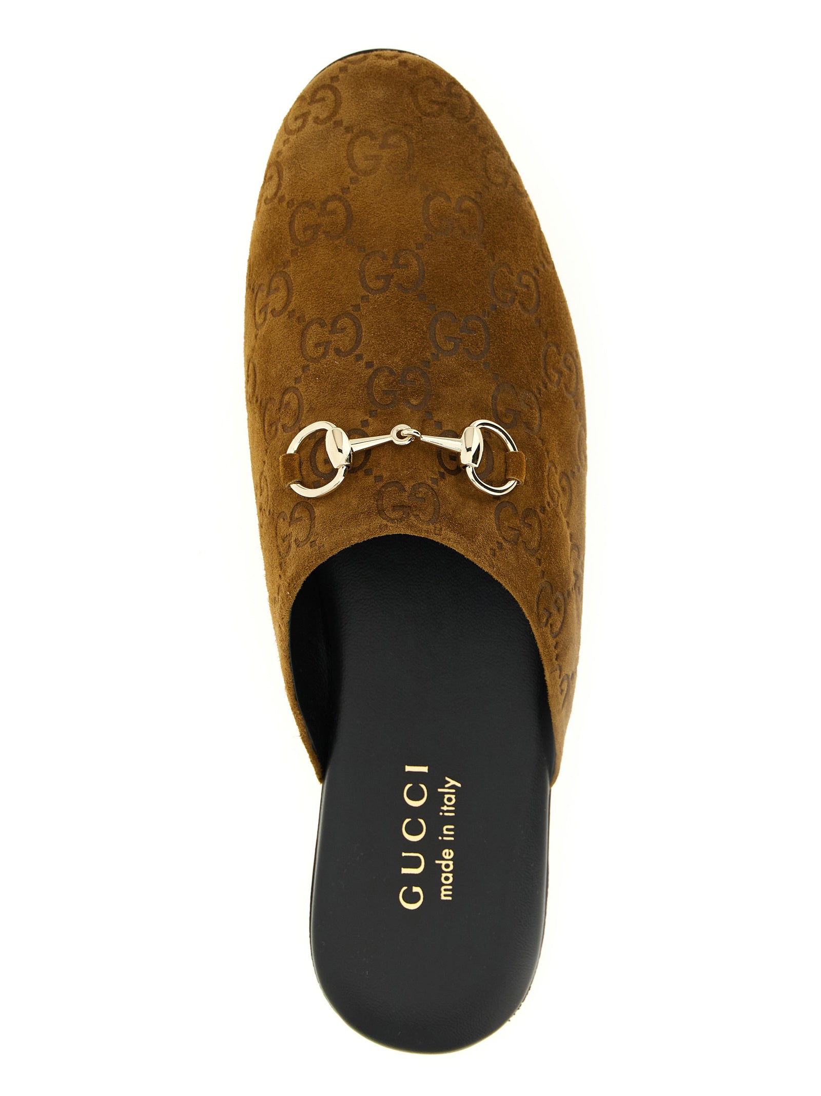 Gucci Brown Calfskin Mules