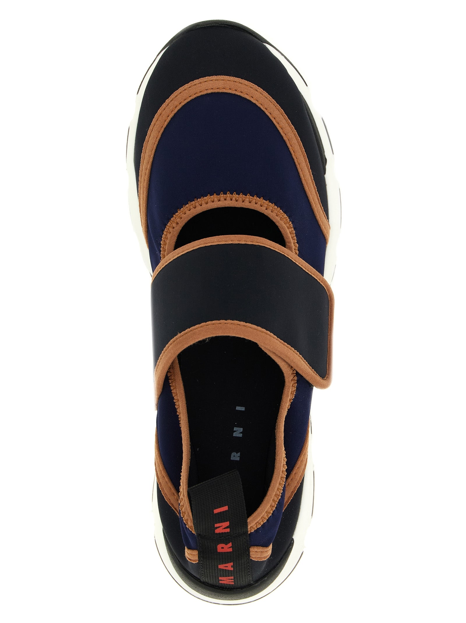 Marni Blue Polyamide Athletic Sneakers