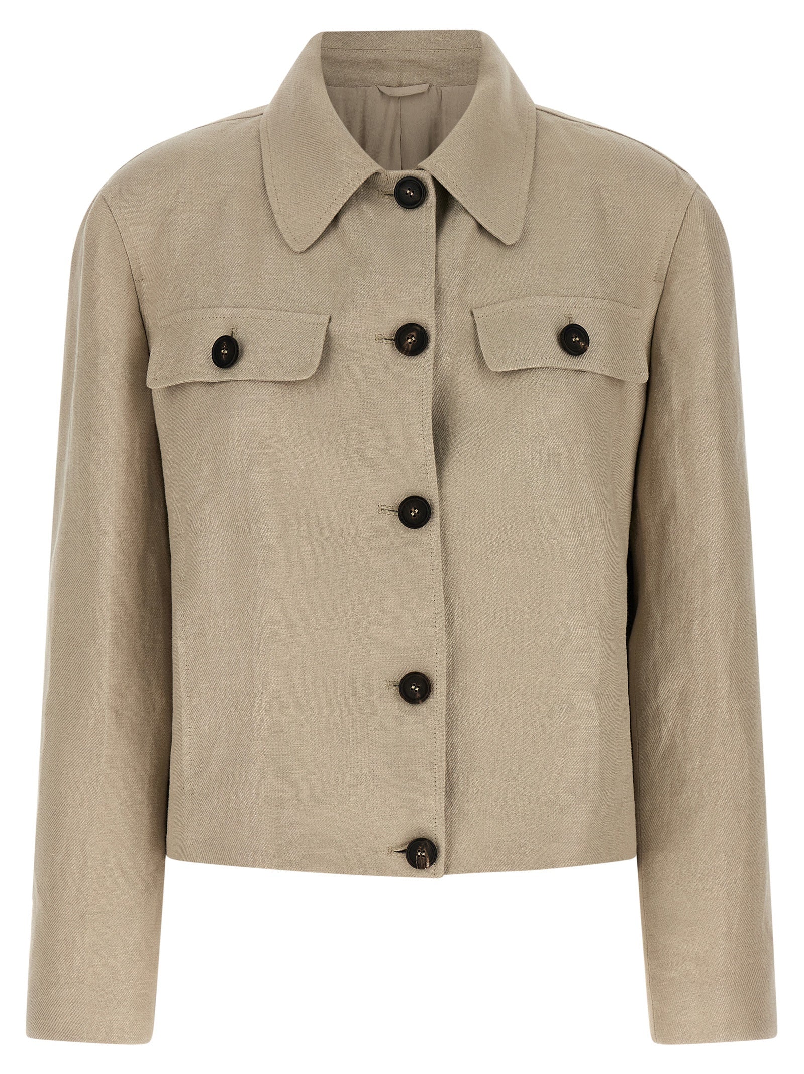 Brunello Cucinelli Beige Linen Blazer - Effortless Luxury Elegance