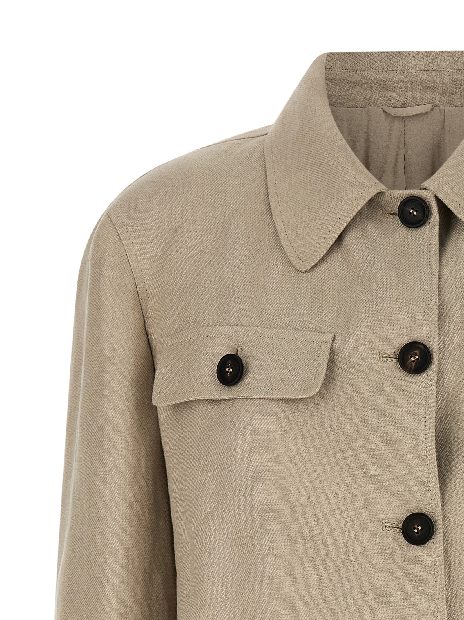 Brunello Cucinelli Beige Linen Blazer - Timeless Elegance Redefined