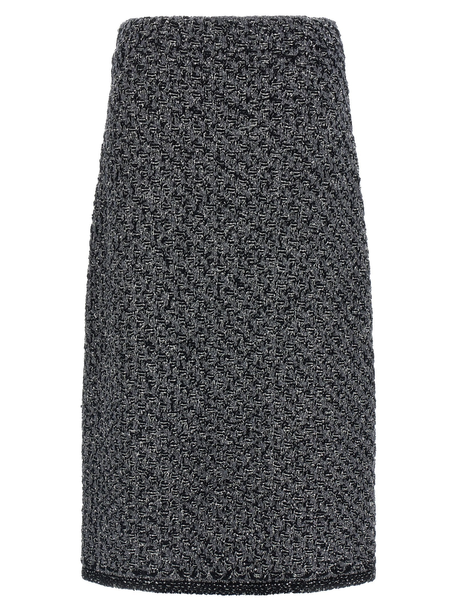 Discover the Fabiana Filippi Blue Cotton Midi Skirt, a masterpiece of Italian craftsmanship that embodies elegance and sophistication for the discerning individual.