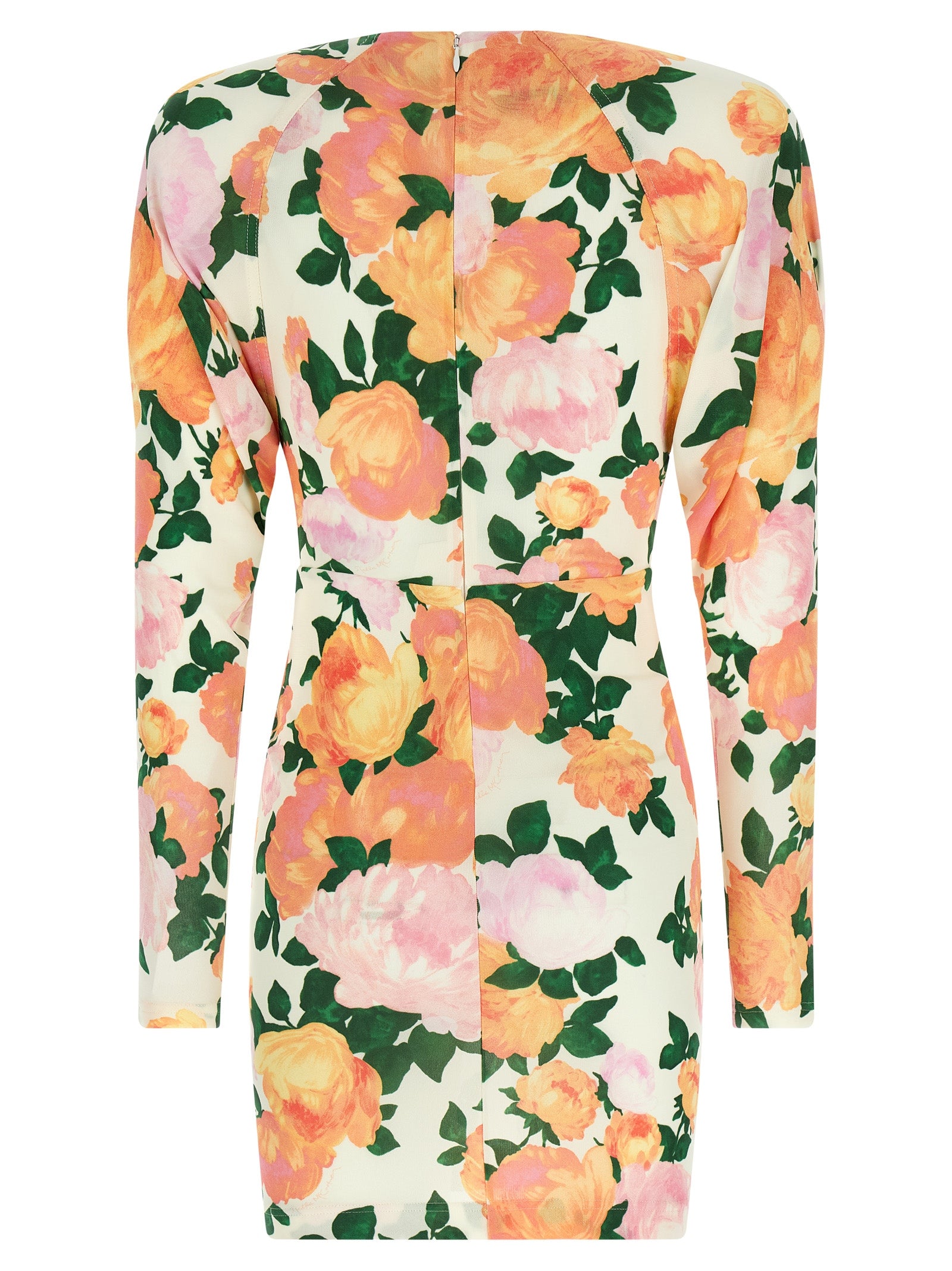 Indulge in the exquisite Stella McCartney Multicolor Viscose Short Dress, where vibrant floral artistry meets luxurious craftsmanship for an unforgettable statement.