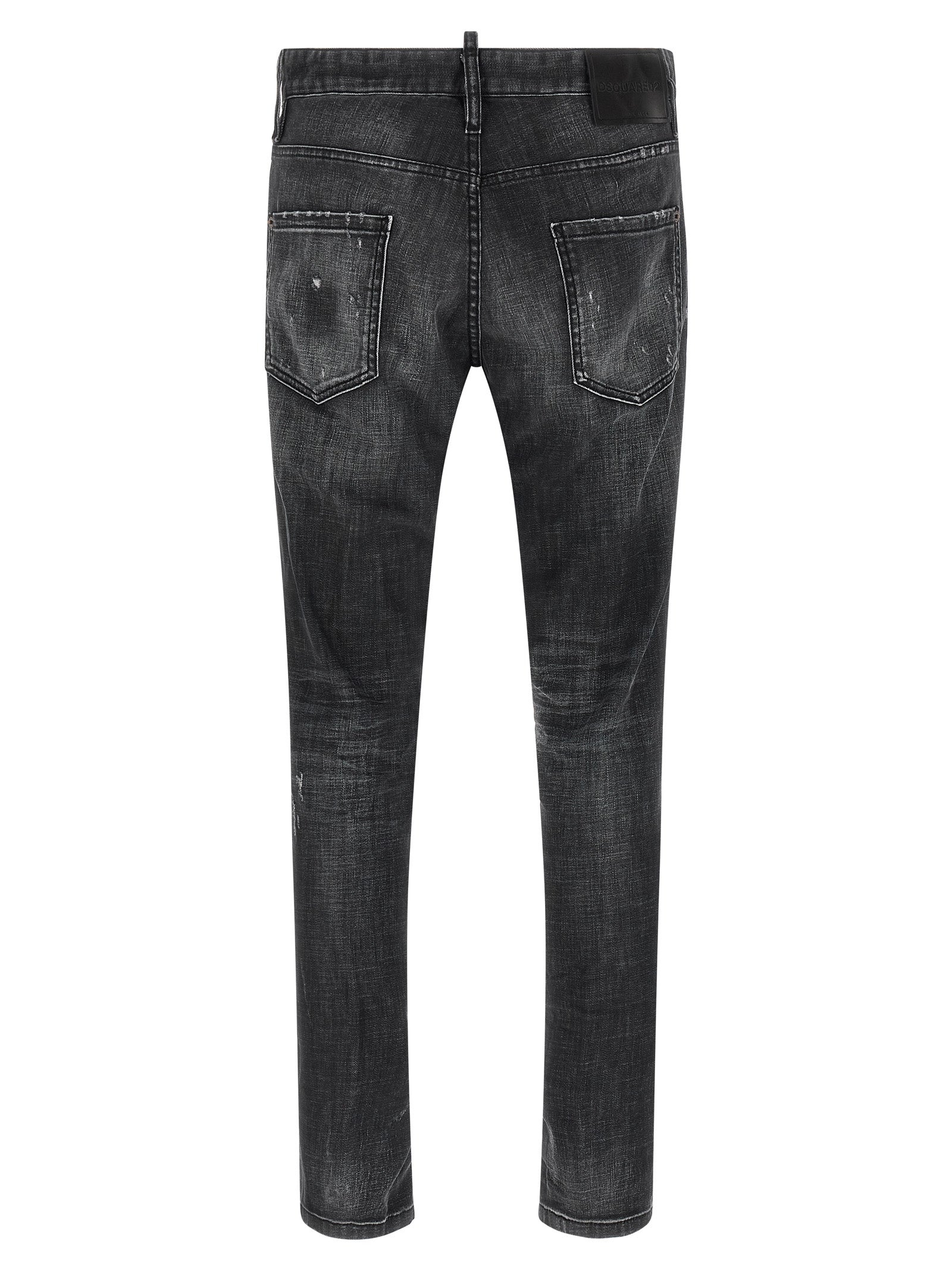 Dsquared² Black Denim Jeans - Artisanal Luxury Fashion Statement