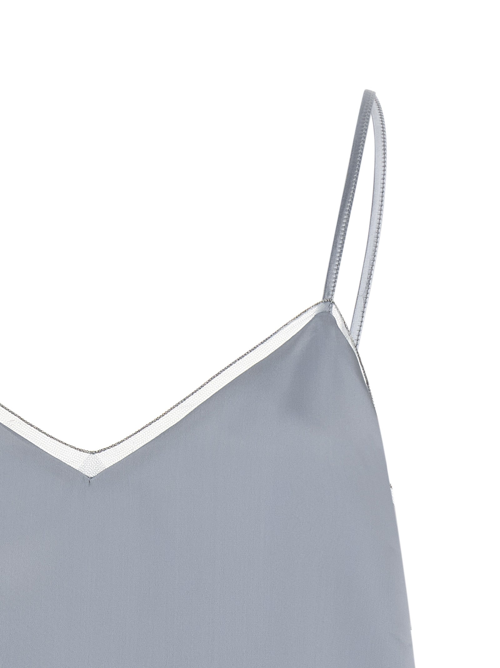 Indulge in the exquisite allure of Fabiana Filippi's Blue Viscose Tank Top, a luxurious masterpiece crafted from 100% viscose, perfect for elevating any evening ensemble.