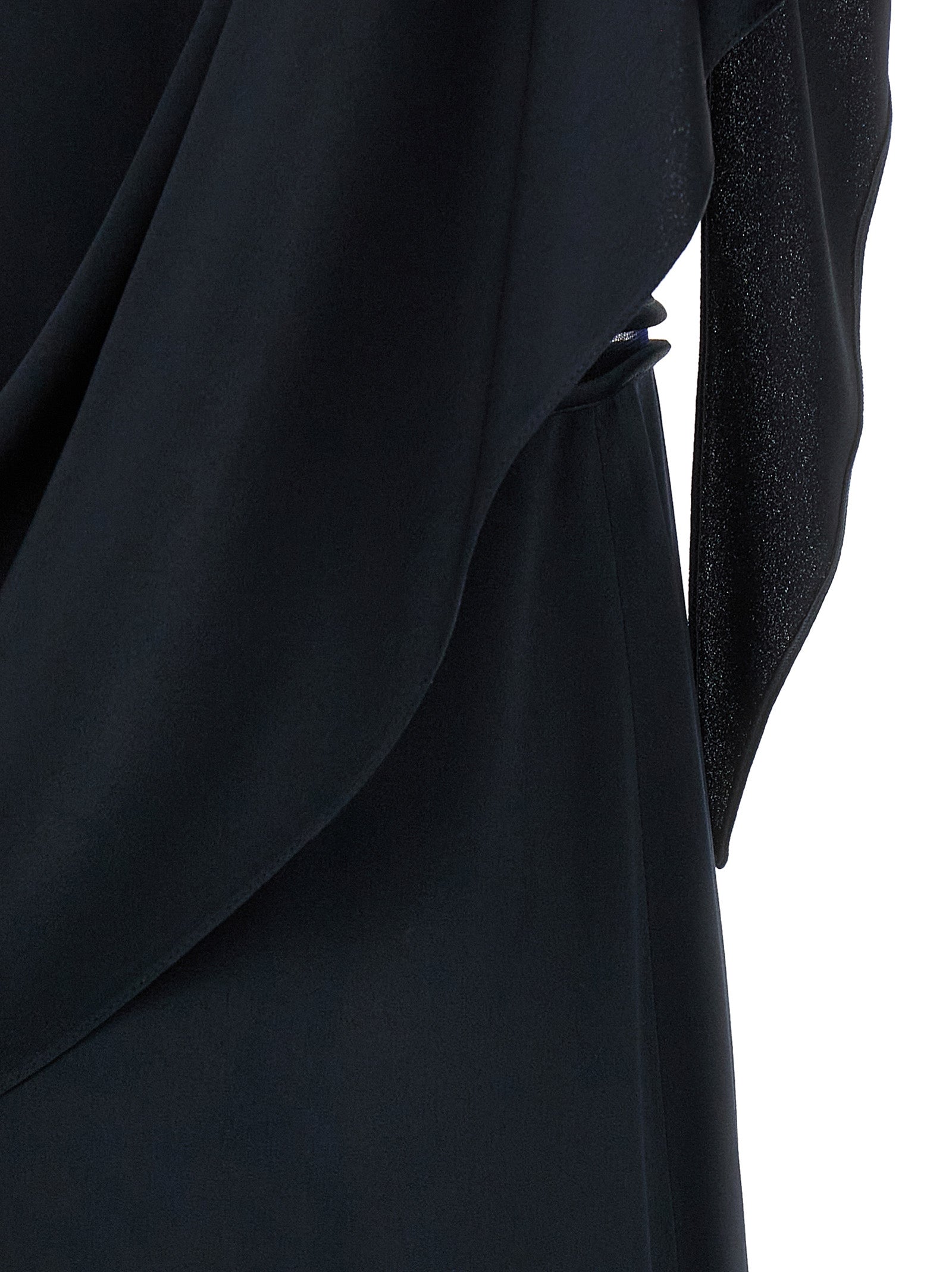 Discover the Fabiana Filippi Blue Viscose Midi Dress, a masterpiece of silk-effect luxury and sophisticated design, perfect for those who command elegance.