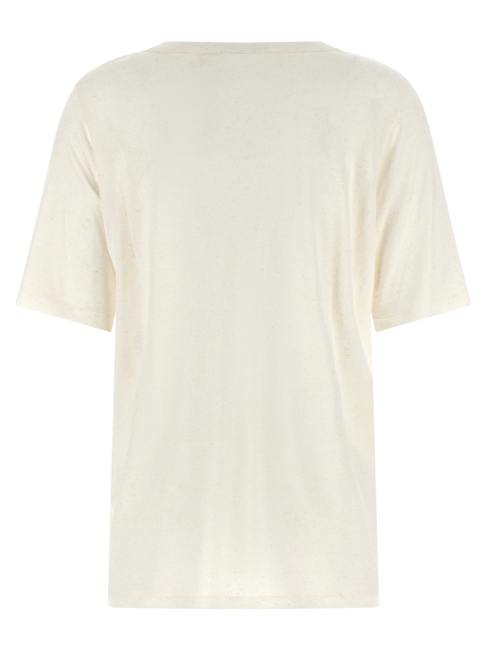 Elevate your wardrobe with the Stella McCartney White Viscose T-Shirt, a luxurious blend of elegance and comfort, showcasing exquisite Italian craftsmanship and timeless style.
