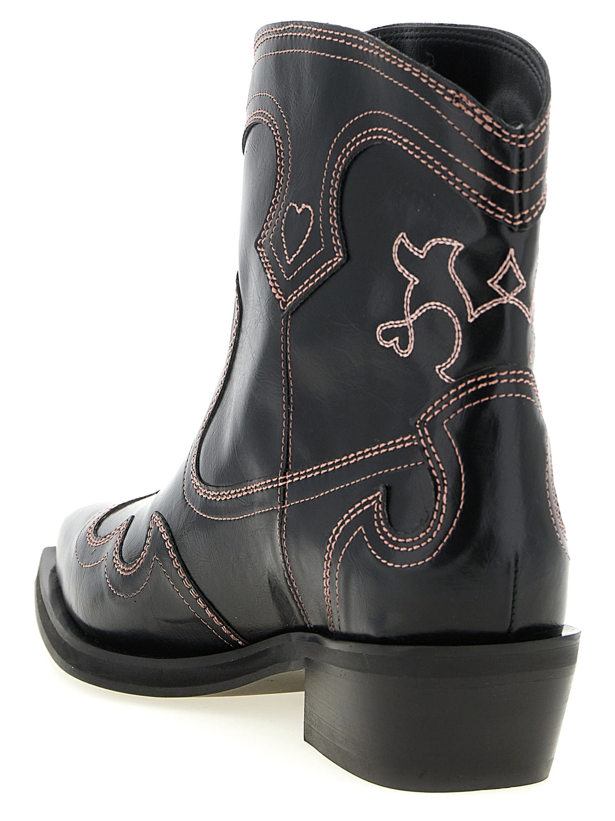 Ganni Black Polyethylene Chelsea Boots - Eco-Chic Luxury Footwear