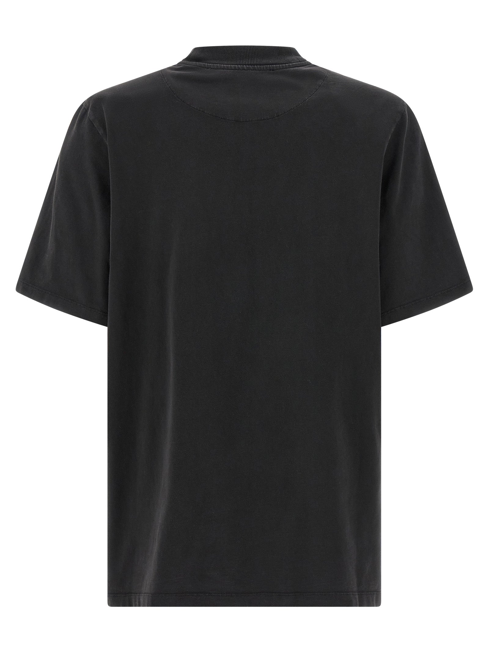 Elevate your style with The Attico Black Cotton T-Shirt, a luxurious blend of comfort and sophistication, crafted in Portugal for the discerning individual.