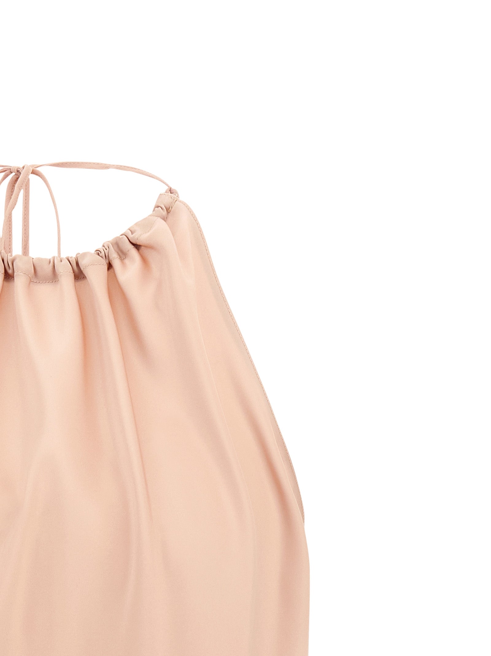 Elevate your elegance with the PINKO Multicolor Acetate Sleeveless T-Shirt, a luxurious satin piece that embodies sophistication and timeless allure.