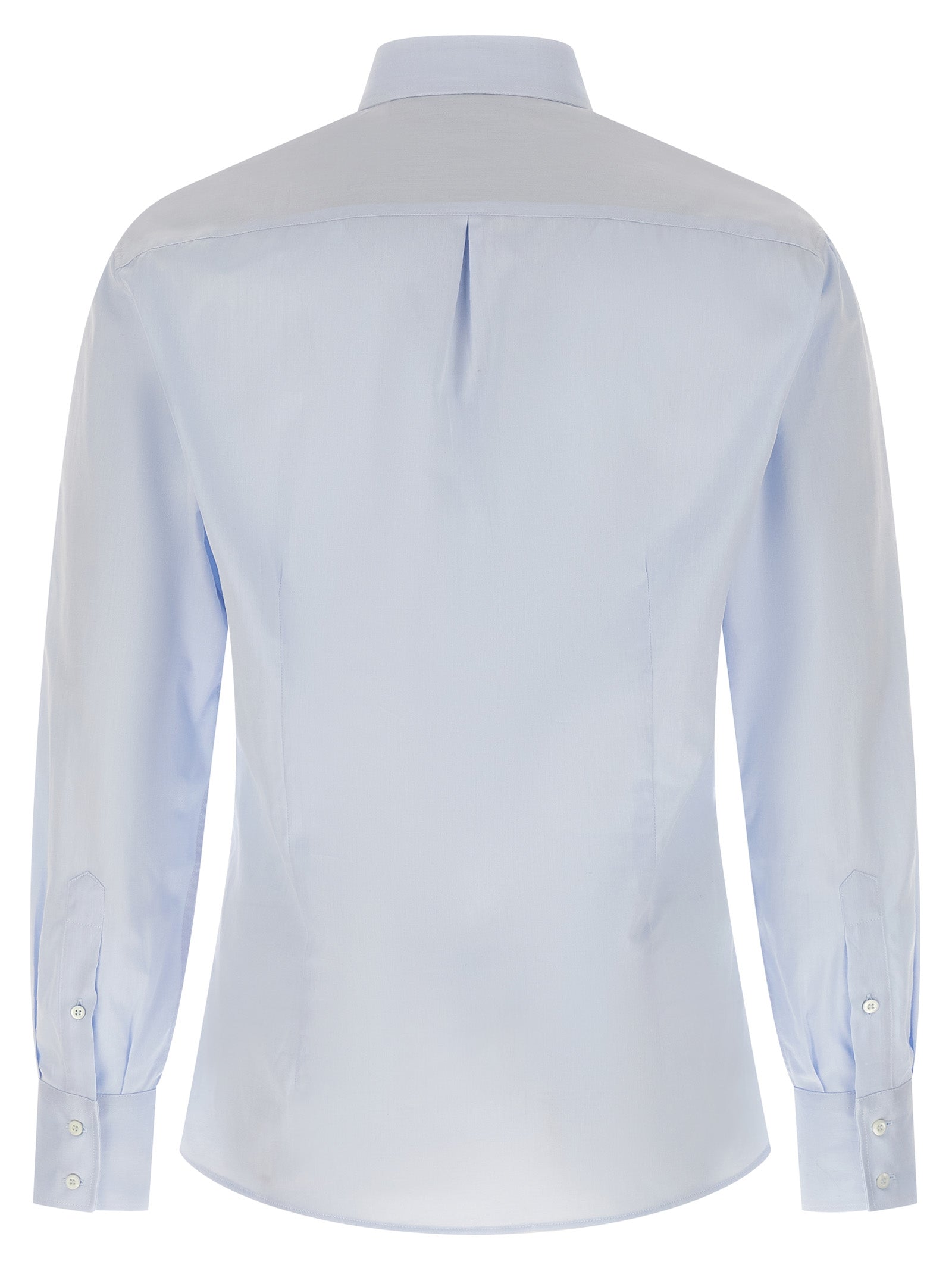 Brunello Cucinelli Blue Cotton Blouse - Designer Elegance Couture