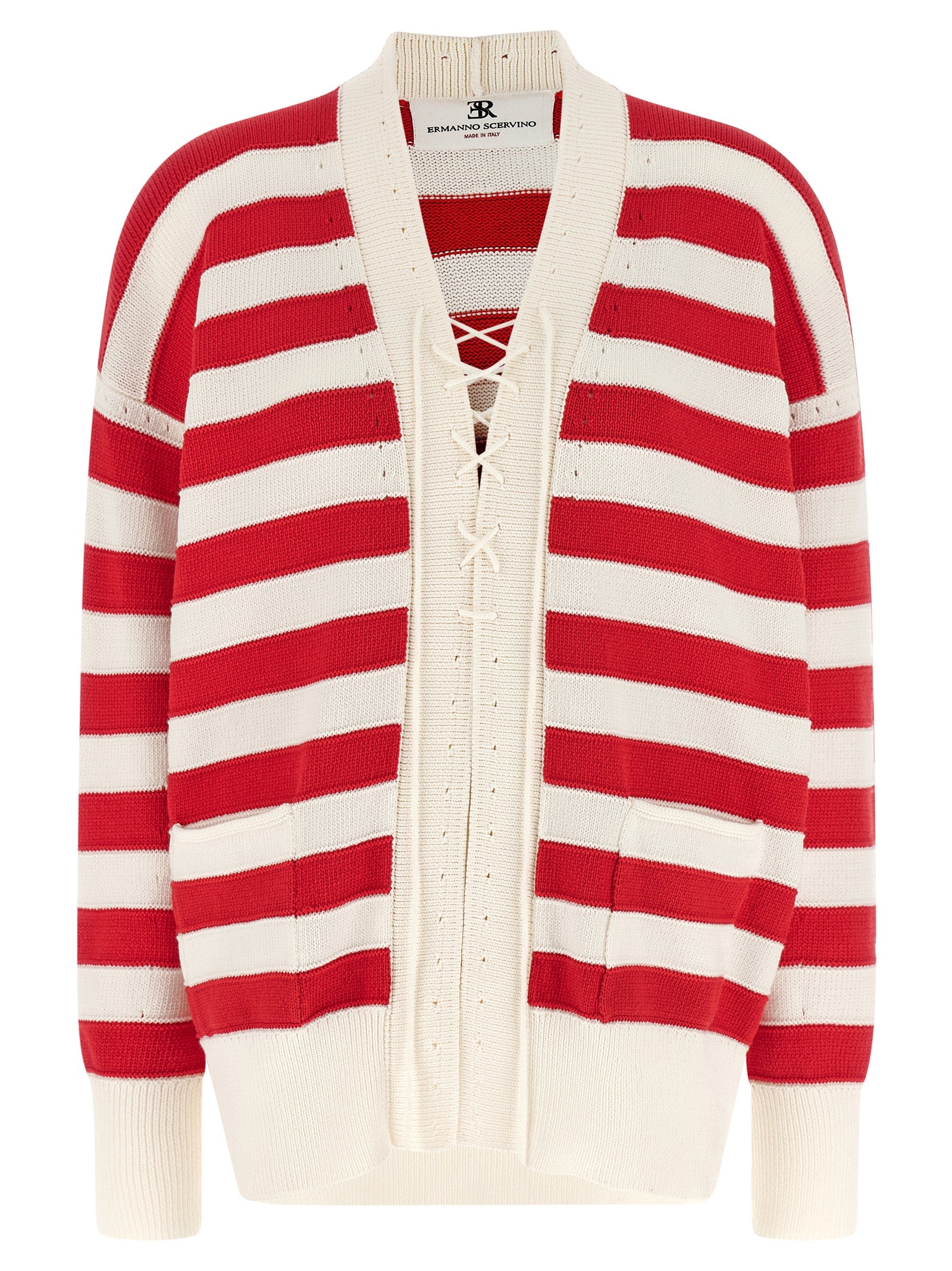 Ermanno Scervino Multicolor Cotton Cardigan