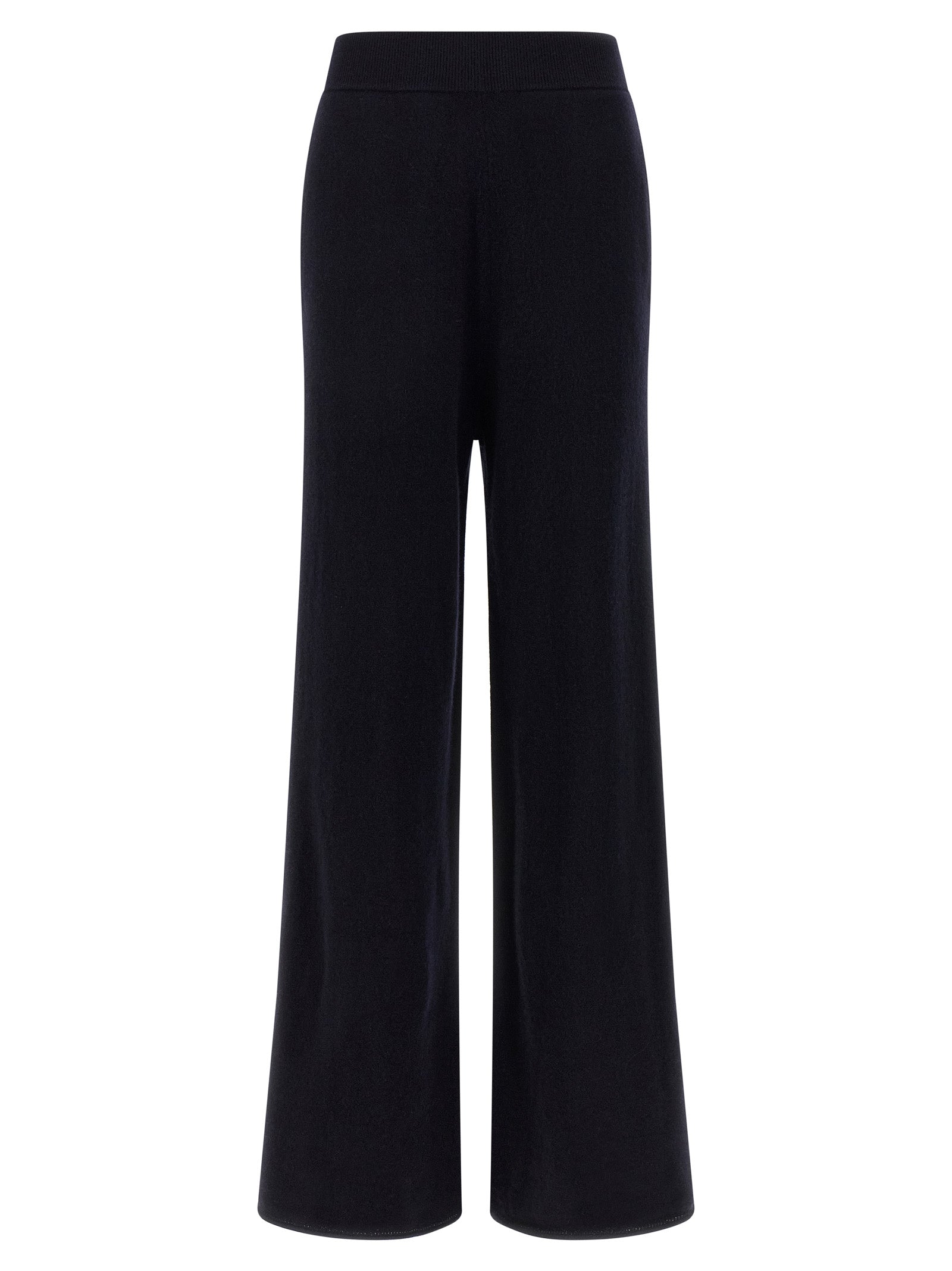 Experience the epitome of luxury with Max Mara's Blue Cashmere Casual Pants, crafted from 100% cashmere for timeless elegance and effortless sophistication.