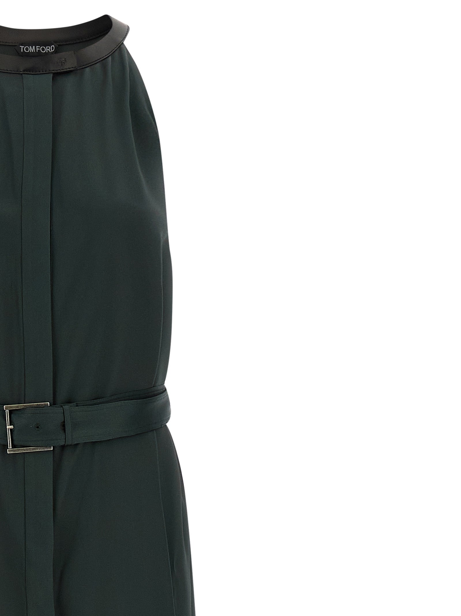 Experience the allure of the Tom Ford Bicolor Acetate Long Dress, a luxurious statement piece crafted in exquisite crêpe satin, designed for those who embody elegance and sophistication.