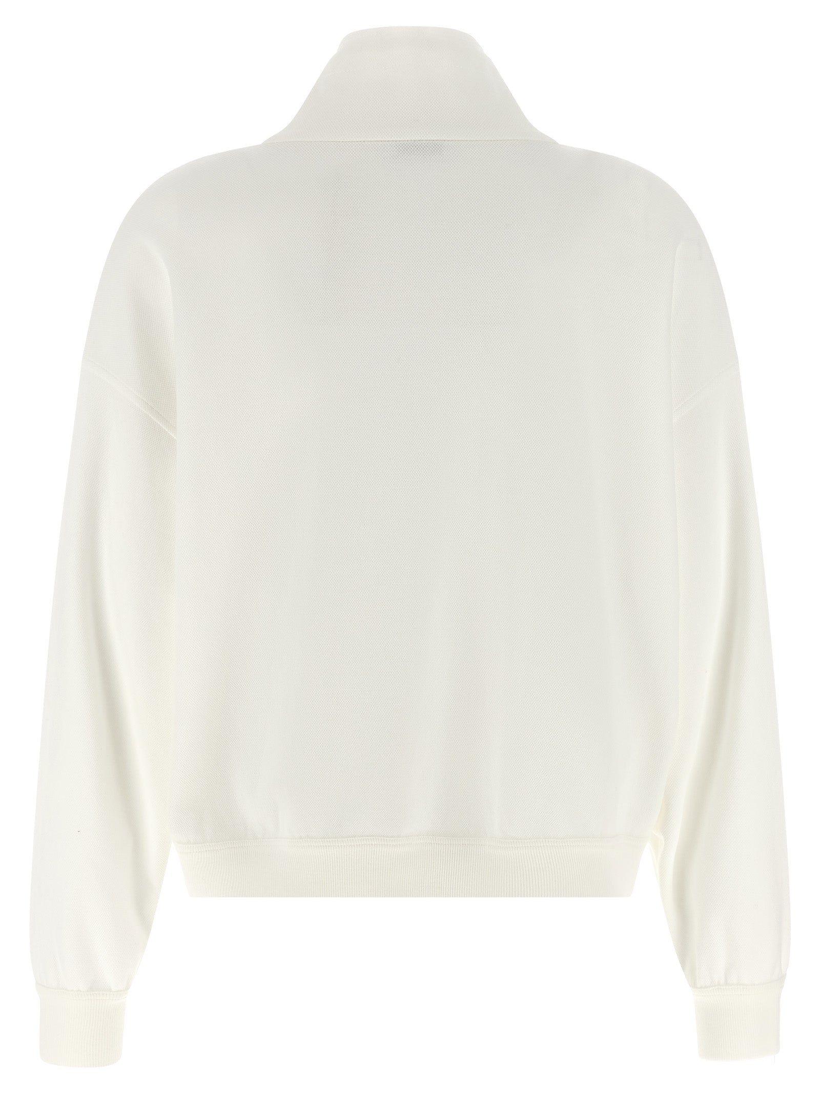 Brunello Cucinelli White Cotton Sweatshirt - Artisanal Luxury