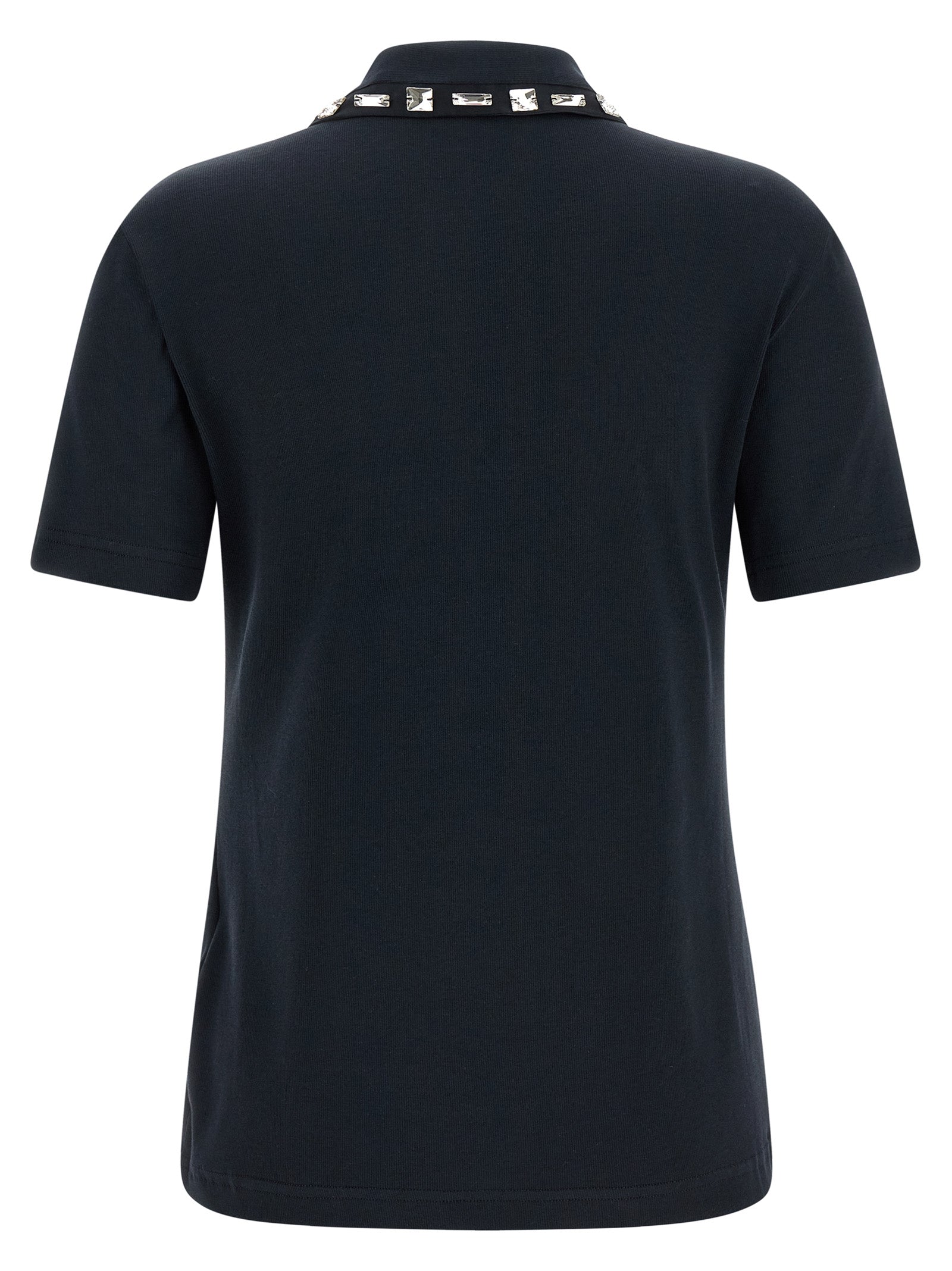 Indulge in the exquisite Fabiana Filippi Blue Cotton Polo Shirt, where luxurious craftsmanship meets modern elegance, perfect for sophisticated occasions.