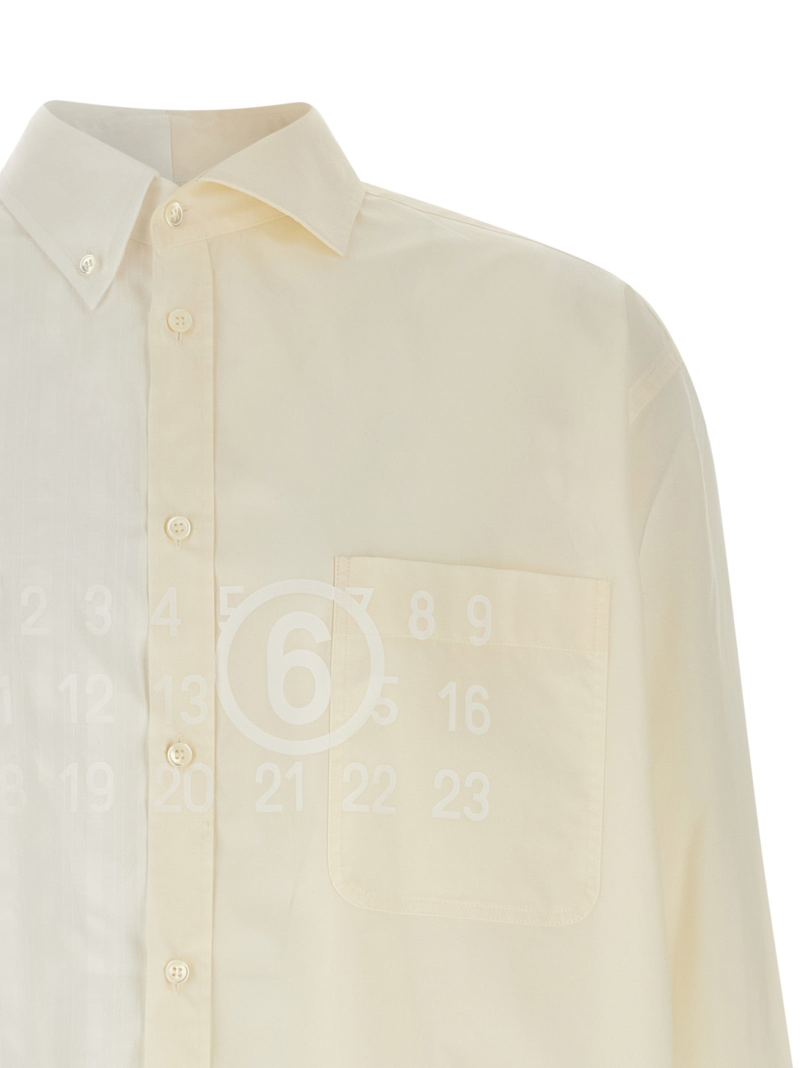 Elevate your style with the MM6 Maison Margiela Multicolor Cotton Blouse, a luxurious blend of innovative design and exquisite craftsmanship for the discerning individual.