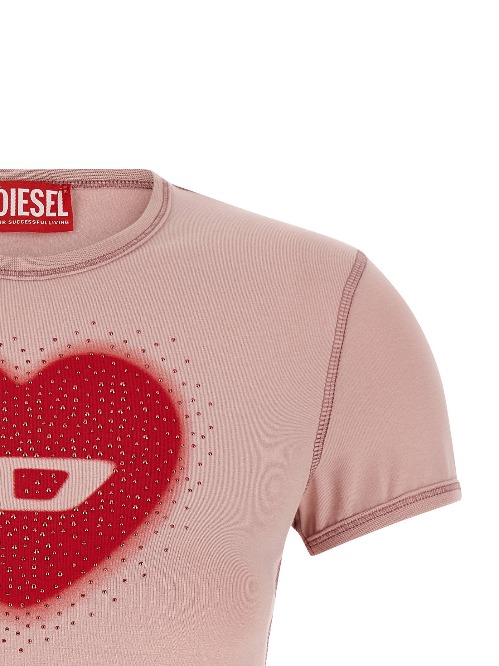 Diesel Multicolor Cotton T-Shirt - Designer Couture Elegance