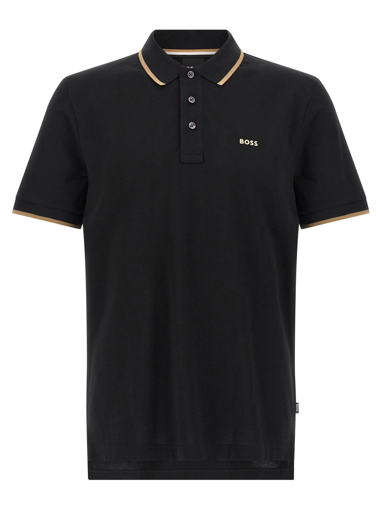 Hugo Boss Black Cotton Polo Shirt - Designer Luxury Essential