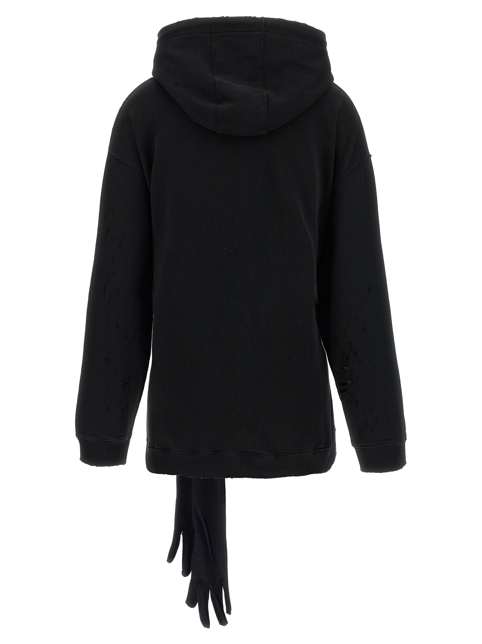 Discover the MM6 Maison Margiela Black Cotton Short Dress, a masterpiece of avant-garde couture that blends luxurious comfort with bold sophistication for the discerning individual.