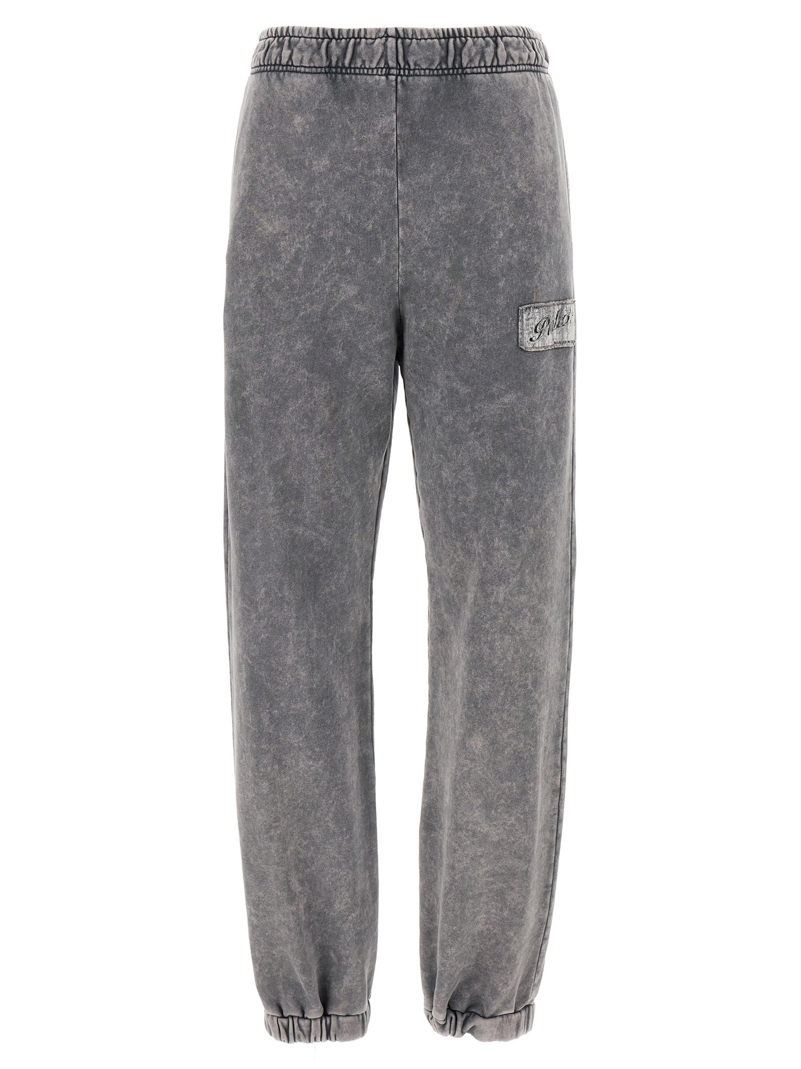 Elevate your wardrobe with PINKO's Gray Cotton Joggers, where luxurious gauze cotton meets vintage flair, embodying effortless chic for the discerning individual.