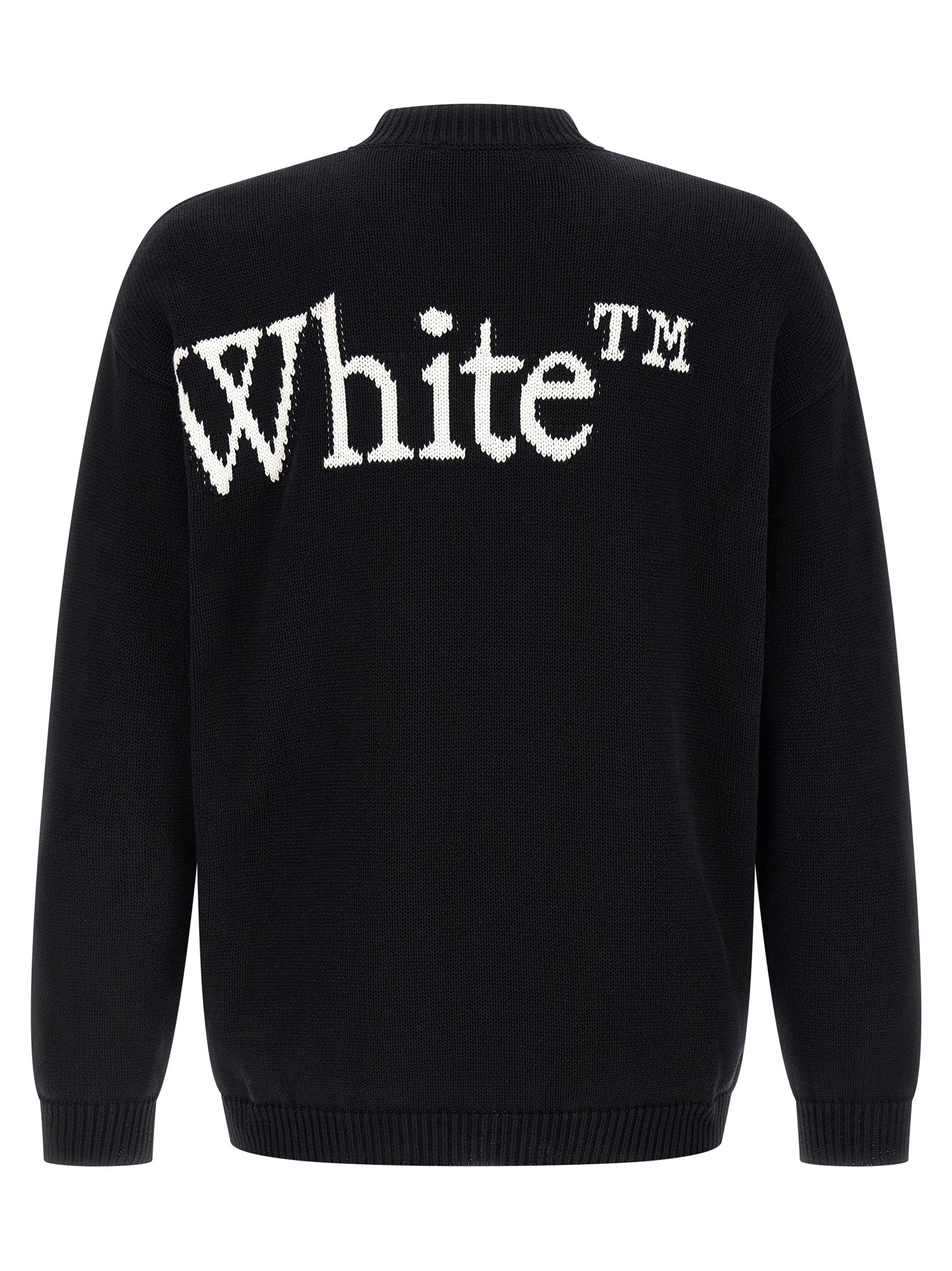 Off-White Bicolor Cotton Cardigan