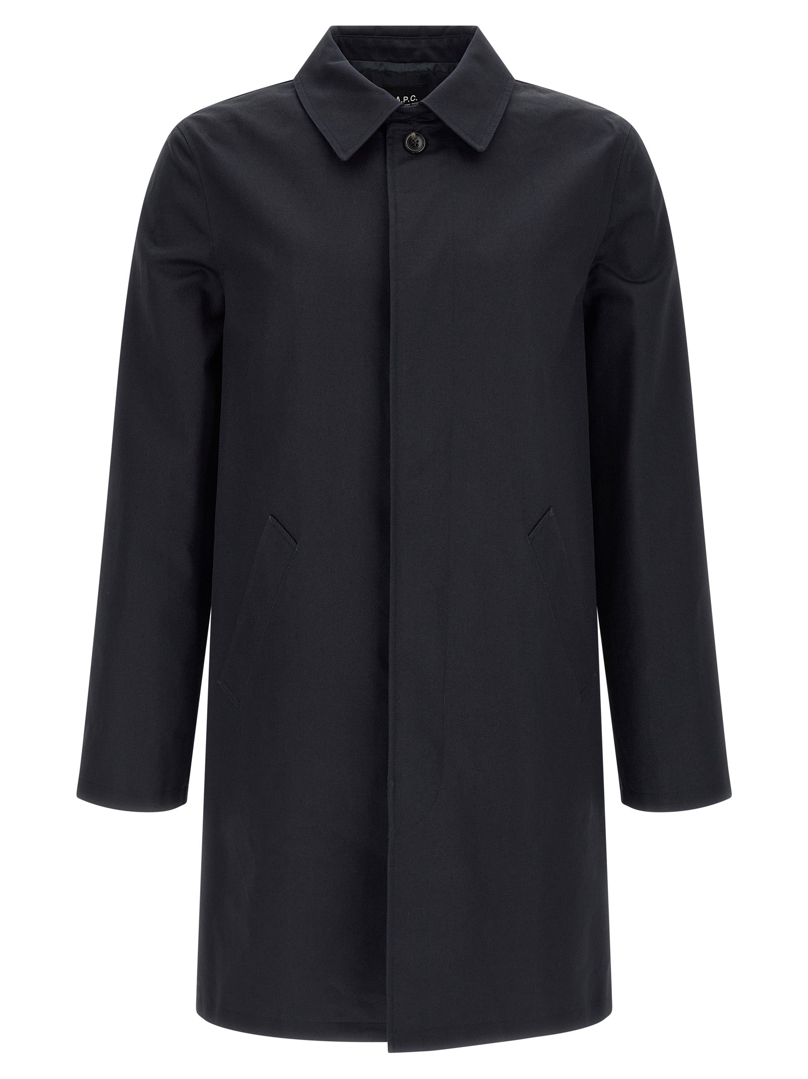 A.P.C. Blue Cotton Coat