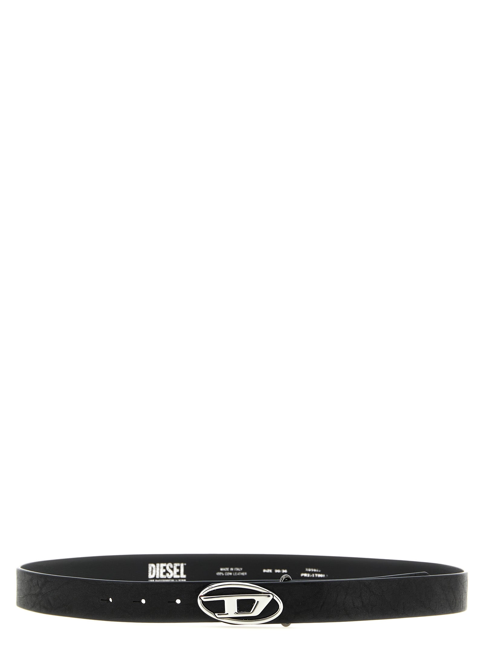 Diesel Black Polyethylene Regular Belt - Artisanal Luxury Accessory
