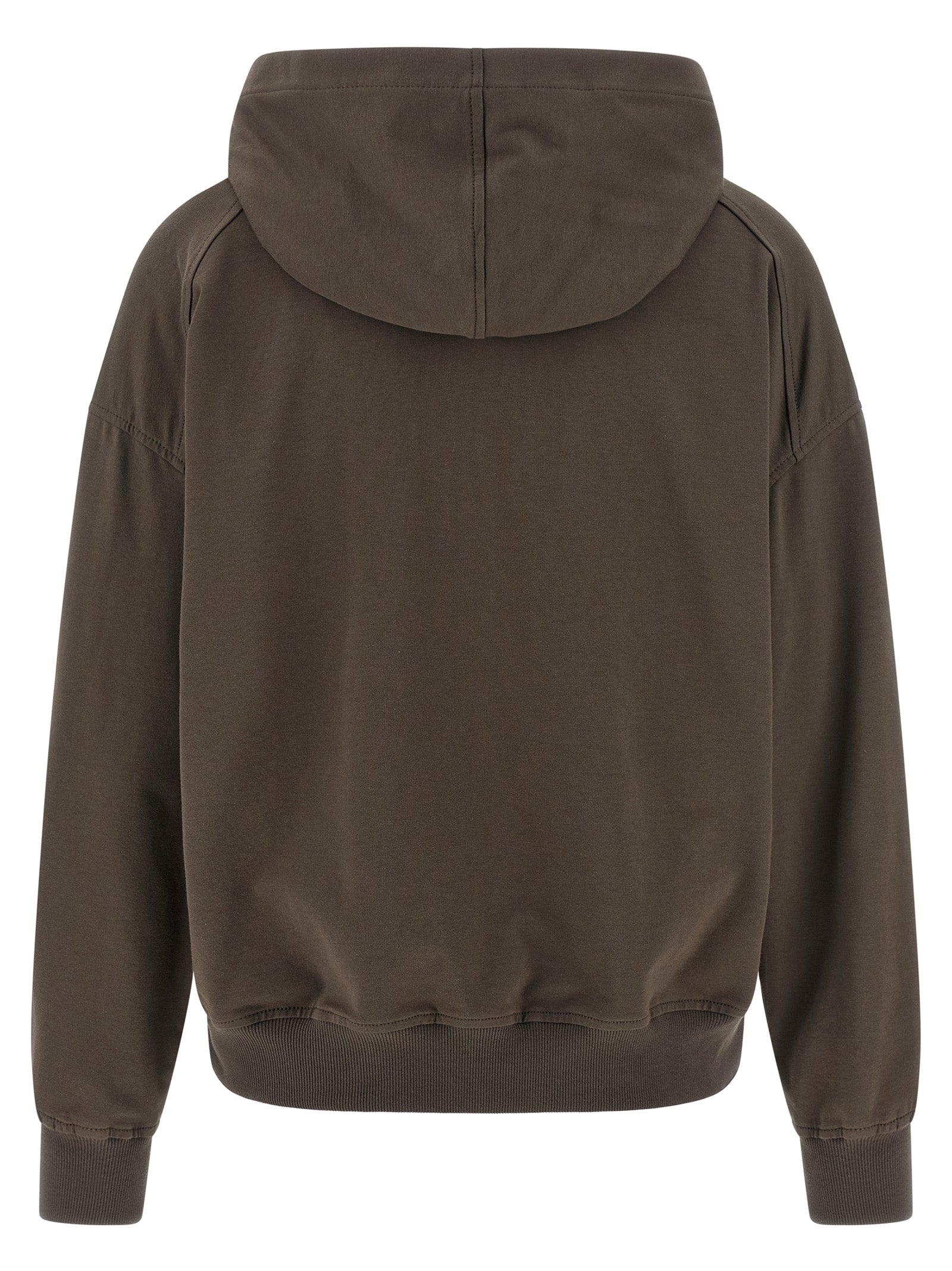 Brunello Cucinelli Brown Cotton Hoodie - Designer Luxe Comfort