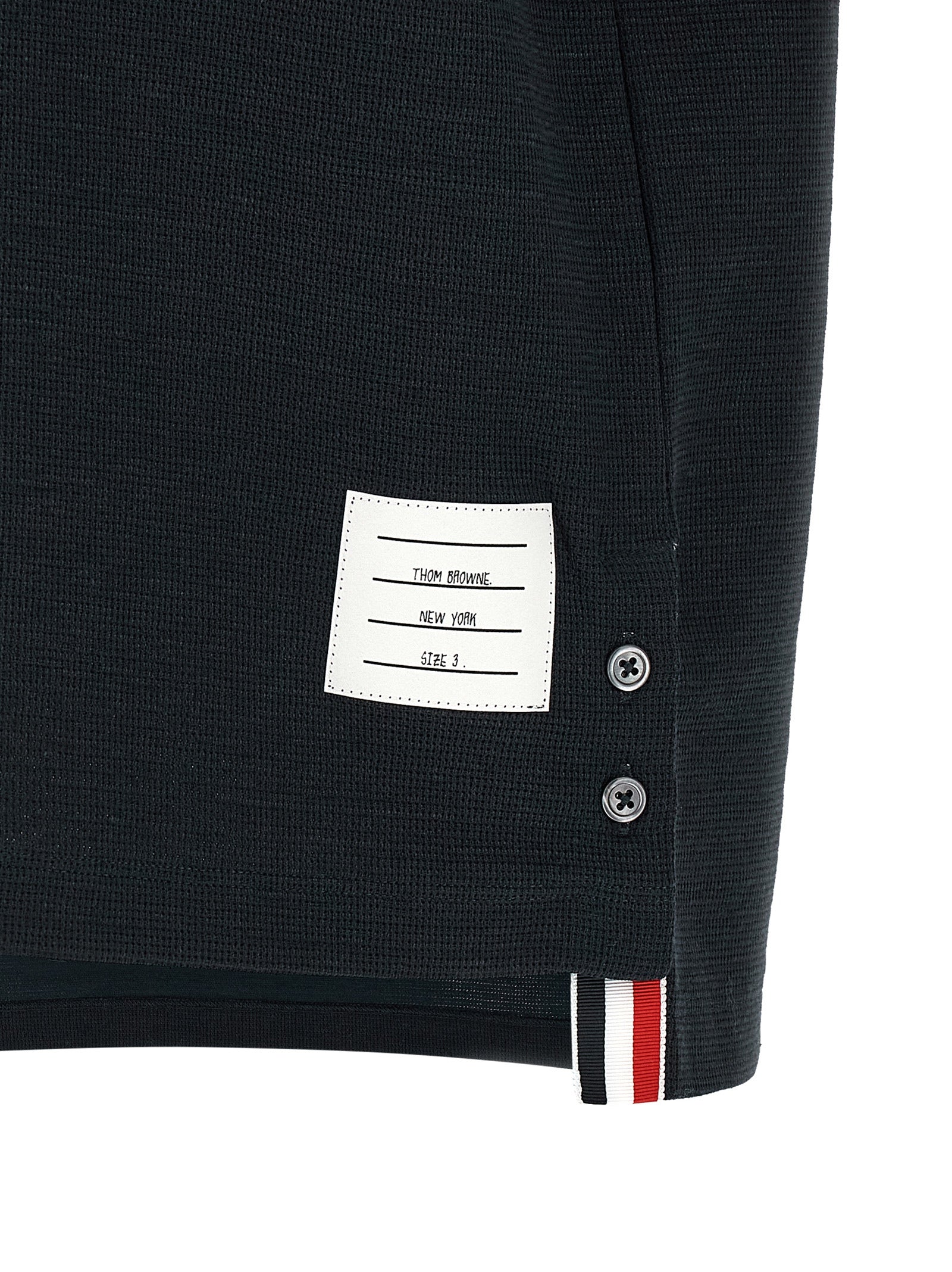Thom Browne Blue Cotton T-Shirt