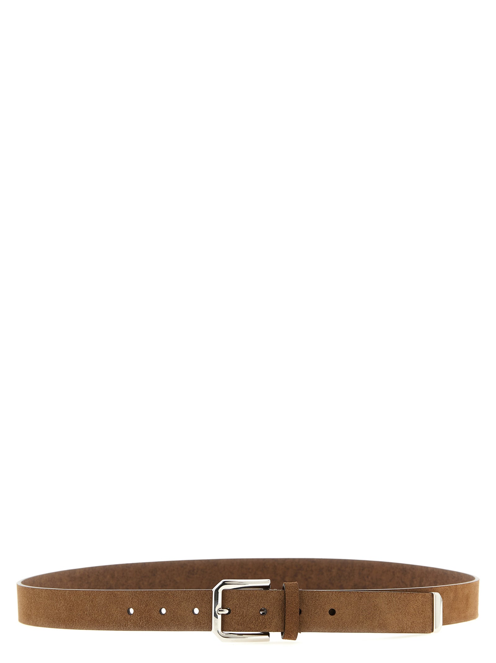 Brunello Cucinelli Brown Bull Skin Regular Belt - Artisanal Luxury