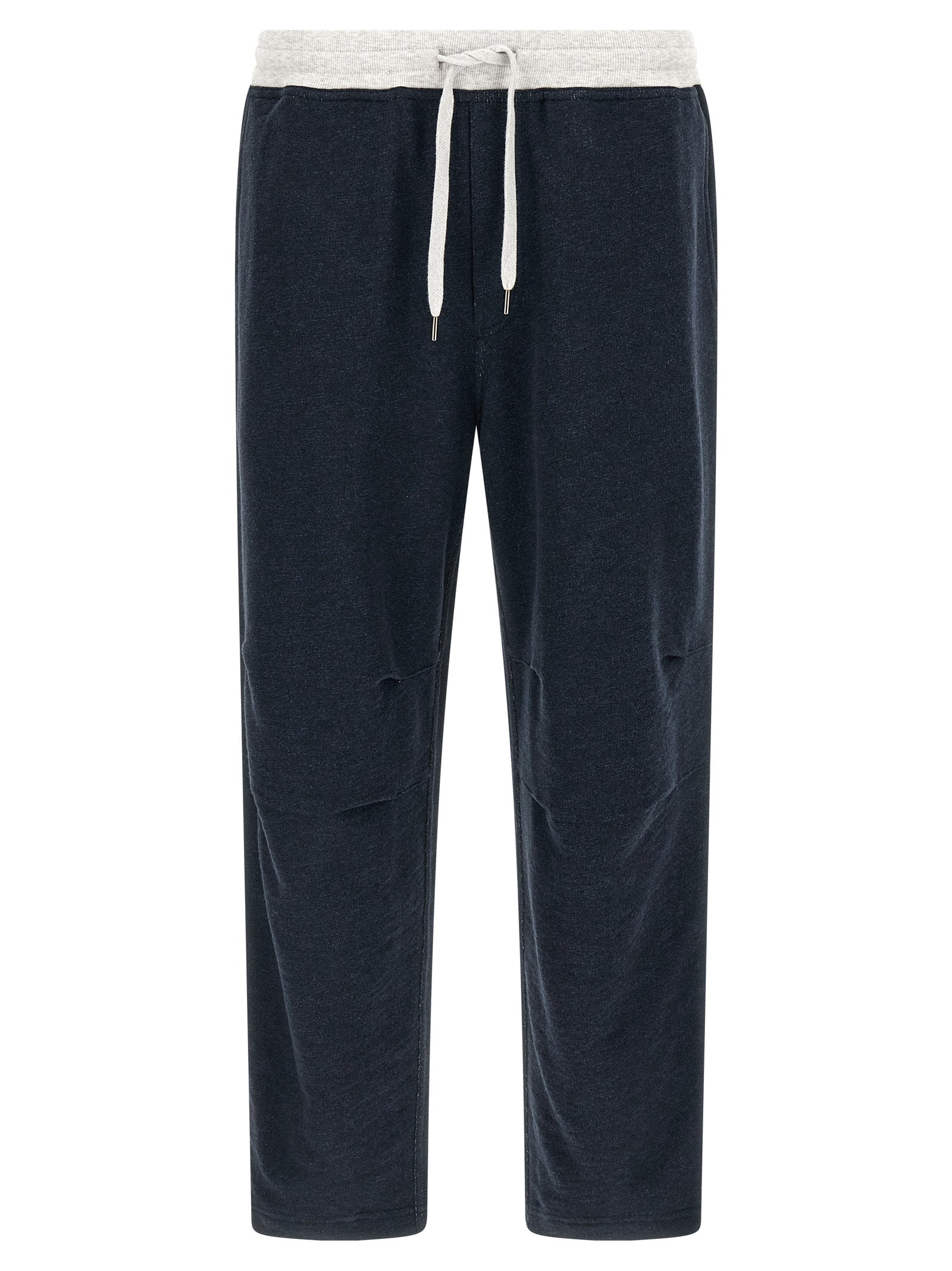 Brunello Cucinelli Blue Cotton Joggers - Artisanal Luxury Wear