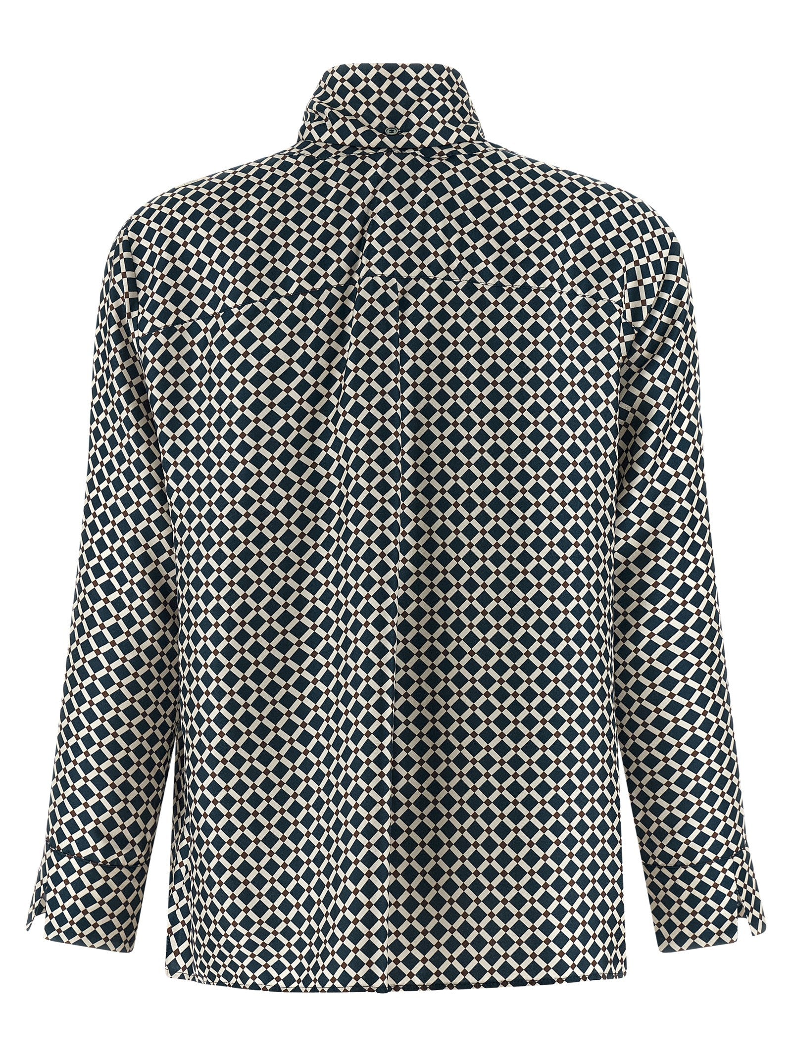 'S Max Mara Blue Silk Blouse