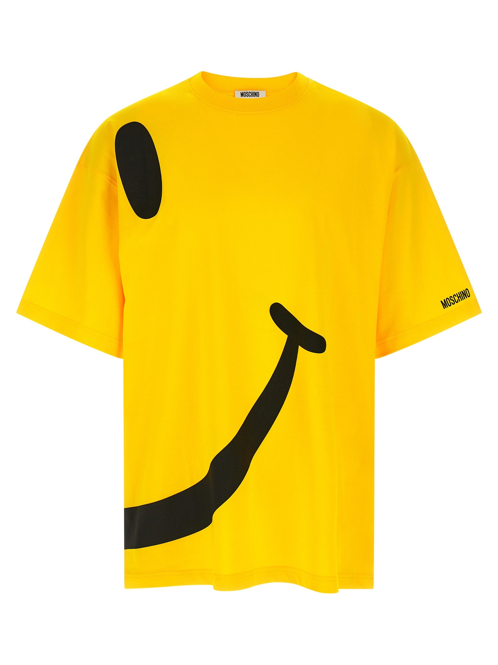 Elevate your style with the Moschino Bicolor Cotton T-Shirt, a luxurious blend of organic cotton and iconic design, perfect for confident self-expression.