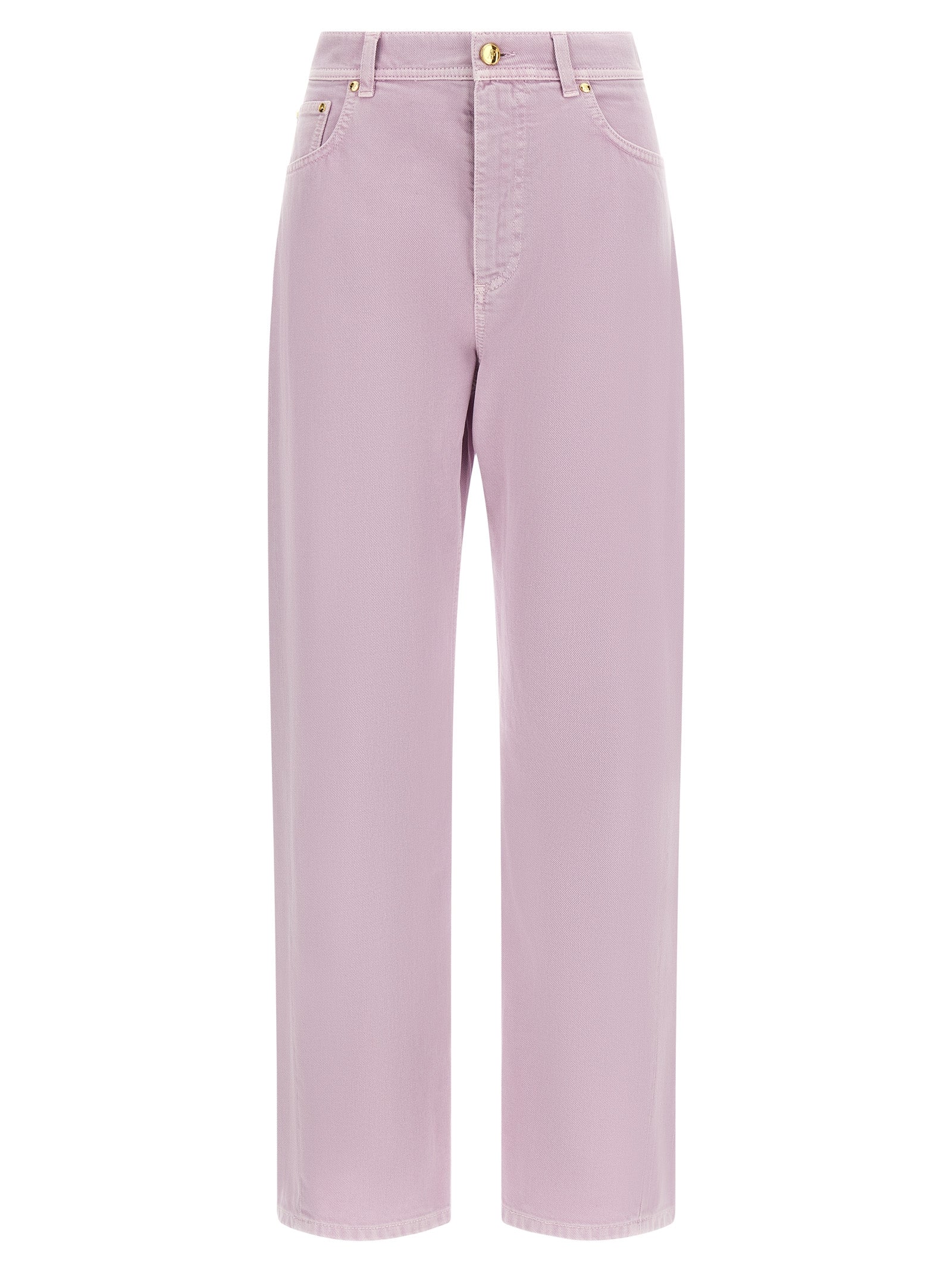 Alberta Ferretti Multicolor Straight-Leg Jeans, Designer Elegance