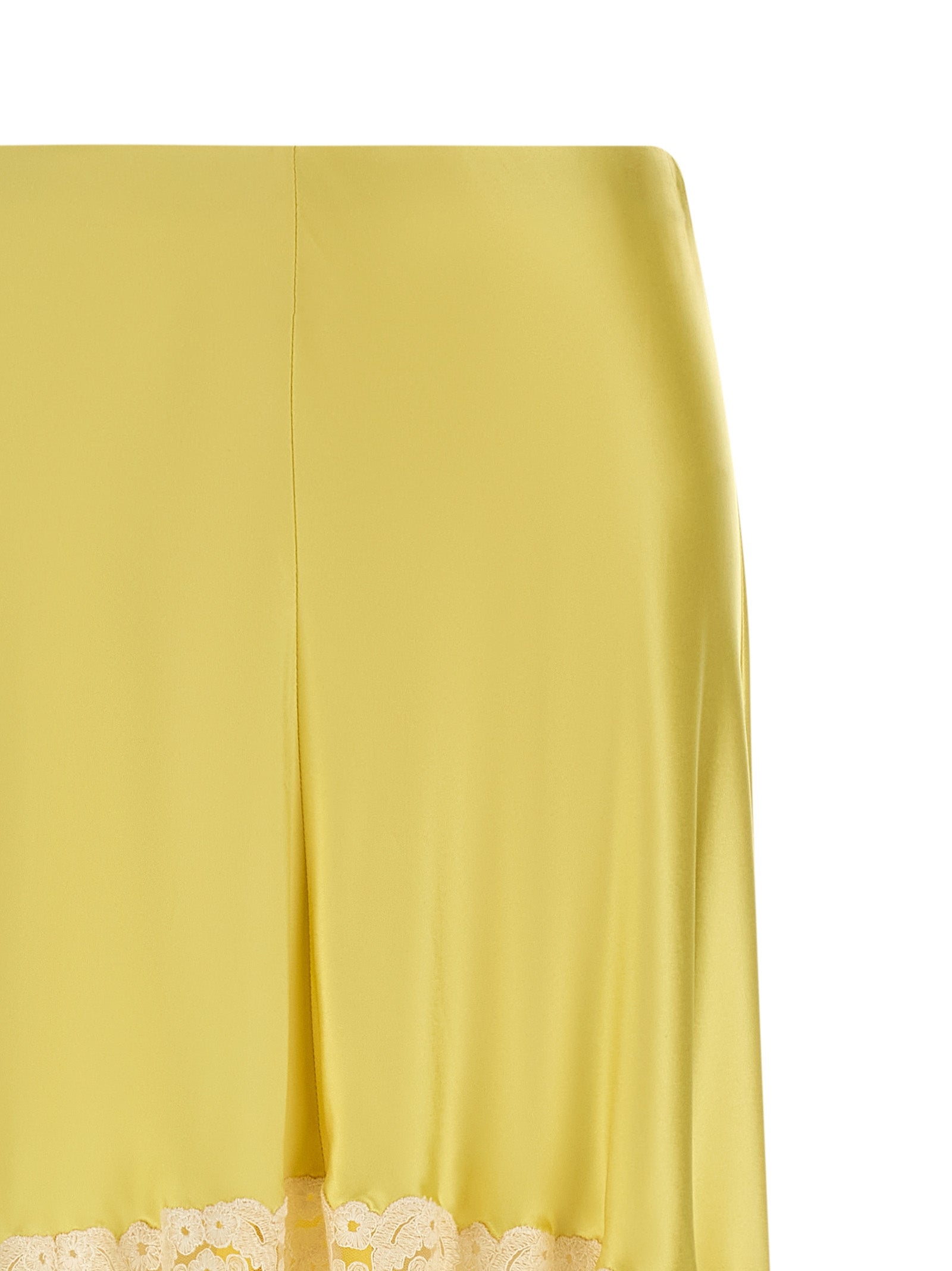 Alberta Ferretti Bicolor Viscose Mini Skirt, Luxe Couture Elegance