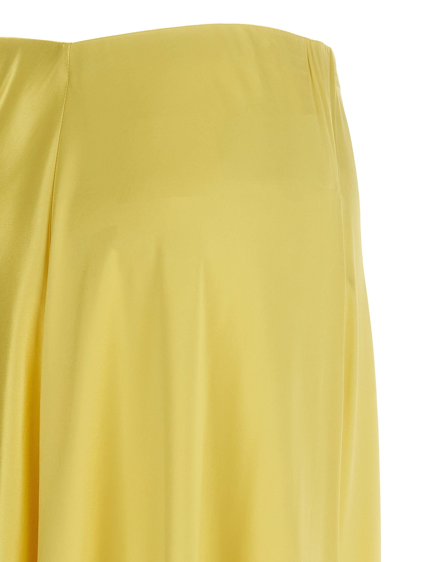 Alberta Ferretti Bicolor Viscose Mini Skirt, Luxe Couture Elegance