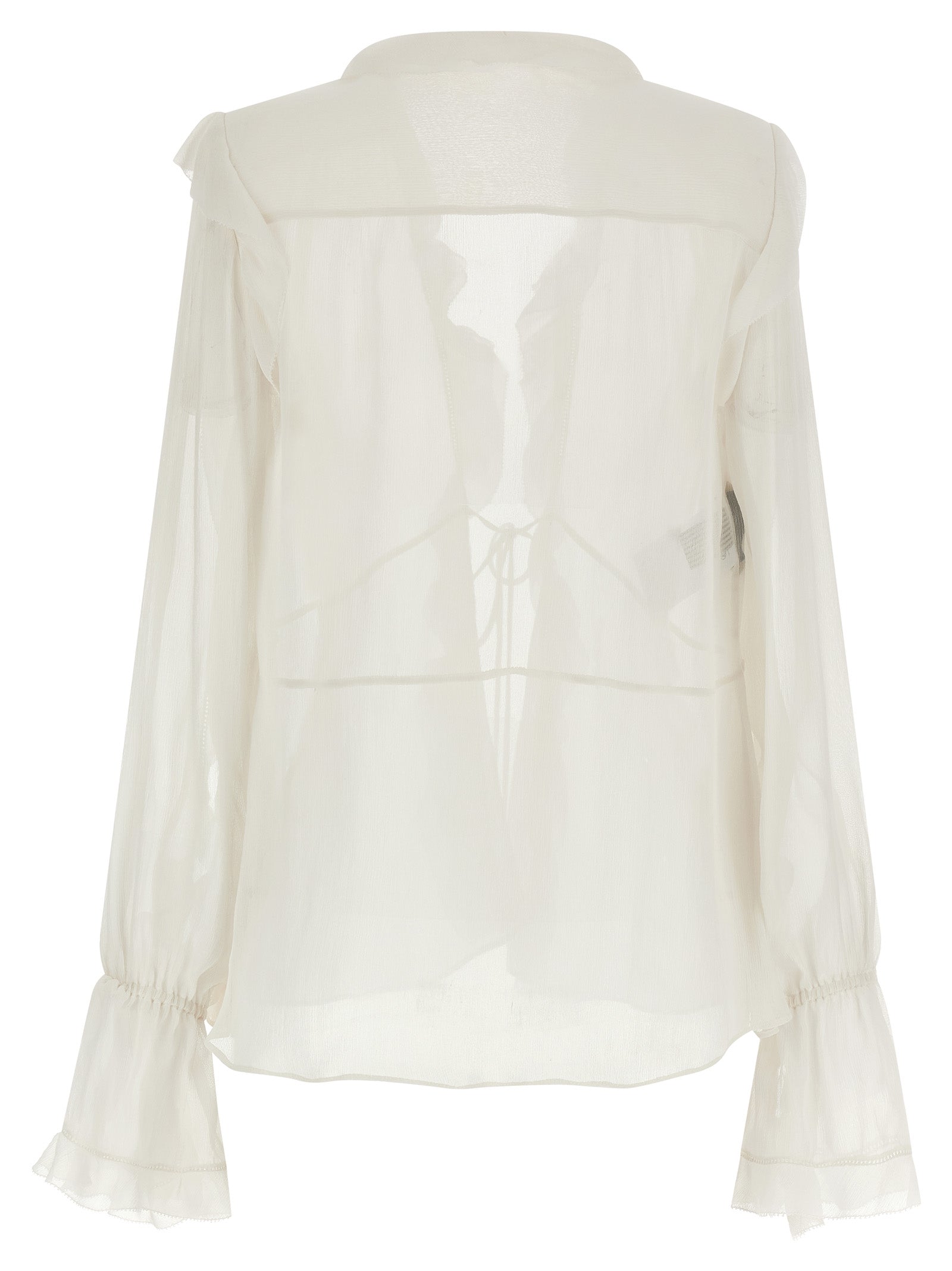 Alberta Ferretti Beige Acetate Blouse