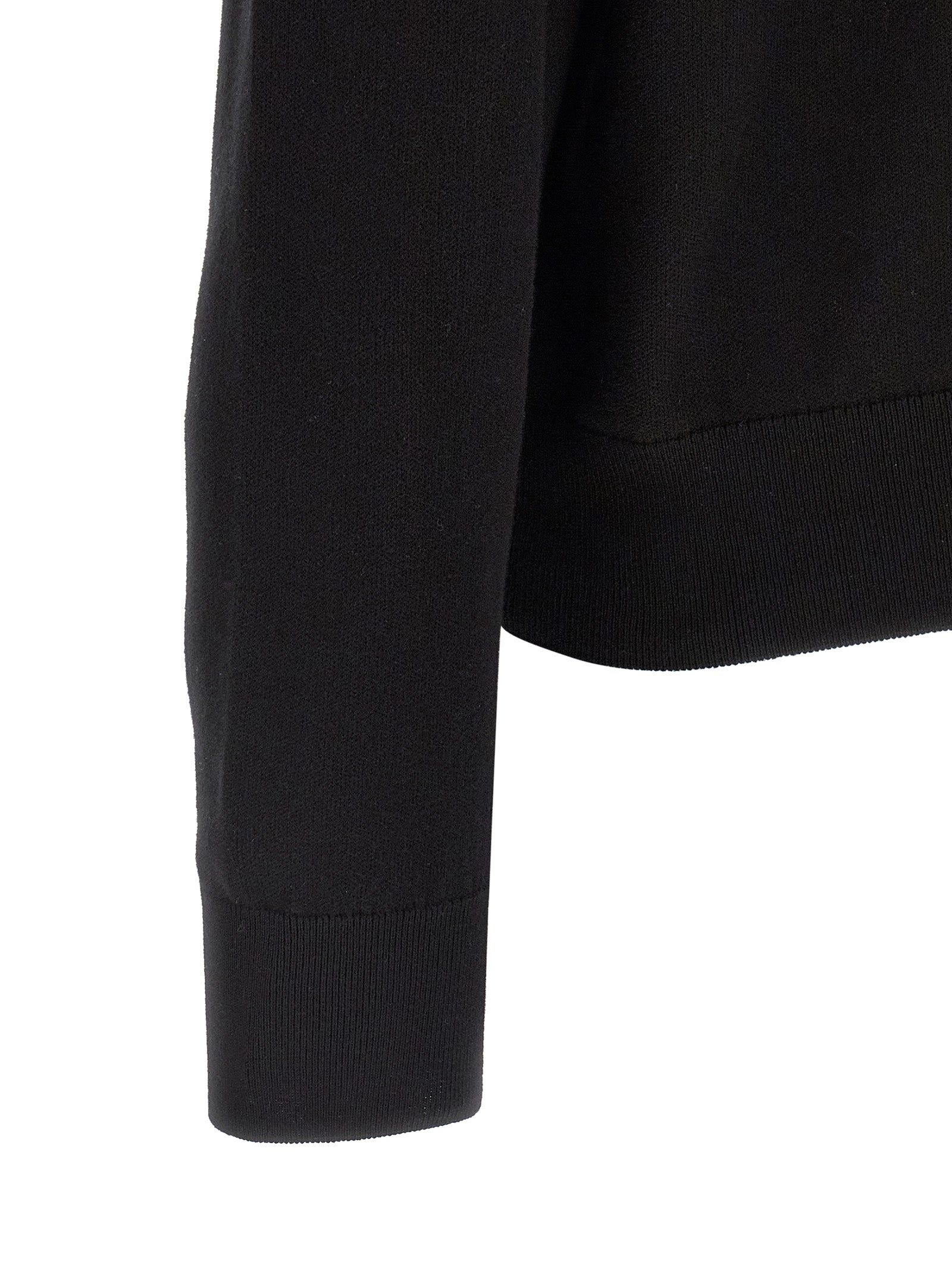 Hugo Boss Black Cotton Cardigan – Artisanal Luxury Essential