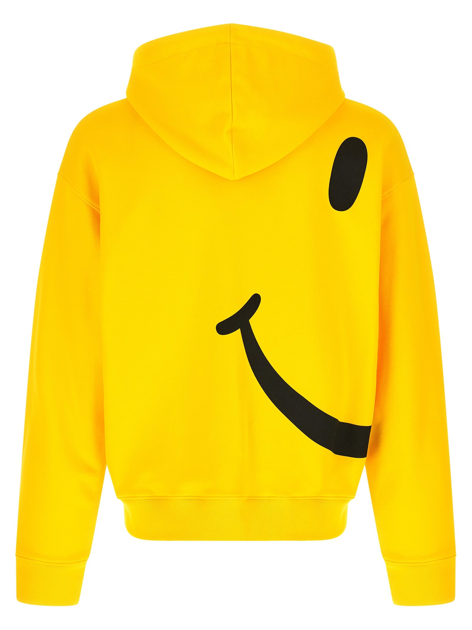 Elevate your wardrobe with the Moschino Bicolor Cotton Sweatshirt, a luxurious blend of playful sophistication and bold design, crafted for the discerning individual.