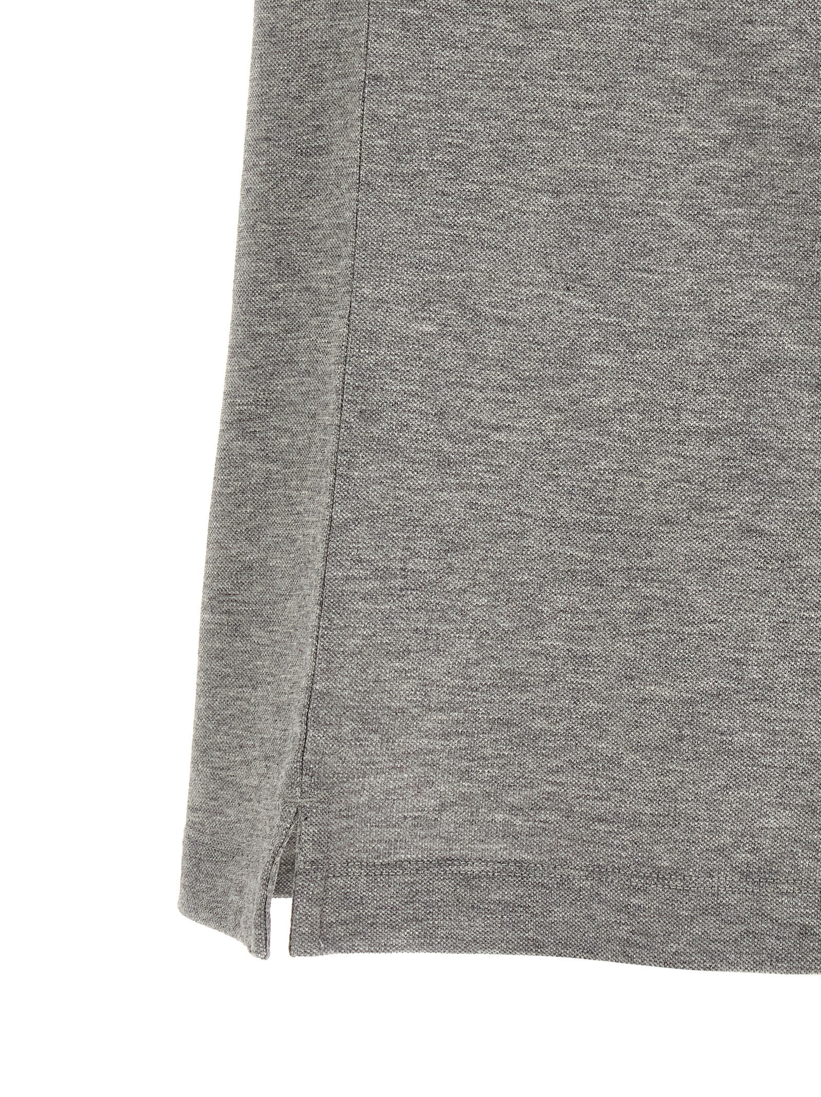 Hugo Boss Gray Cotton Polo Shirt | Designer Luxury Elegance